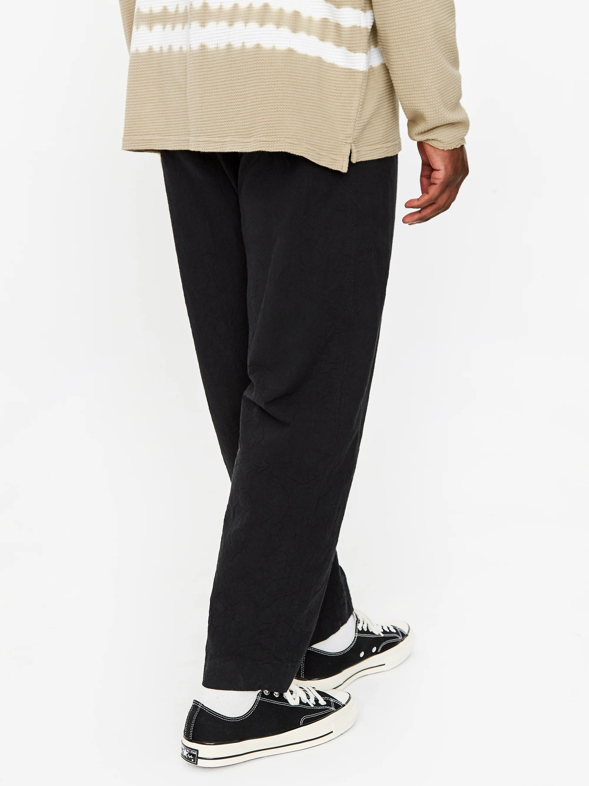 Folk Assembly Pant - Black Crinkle - Image 10