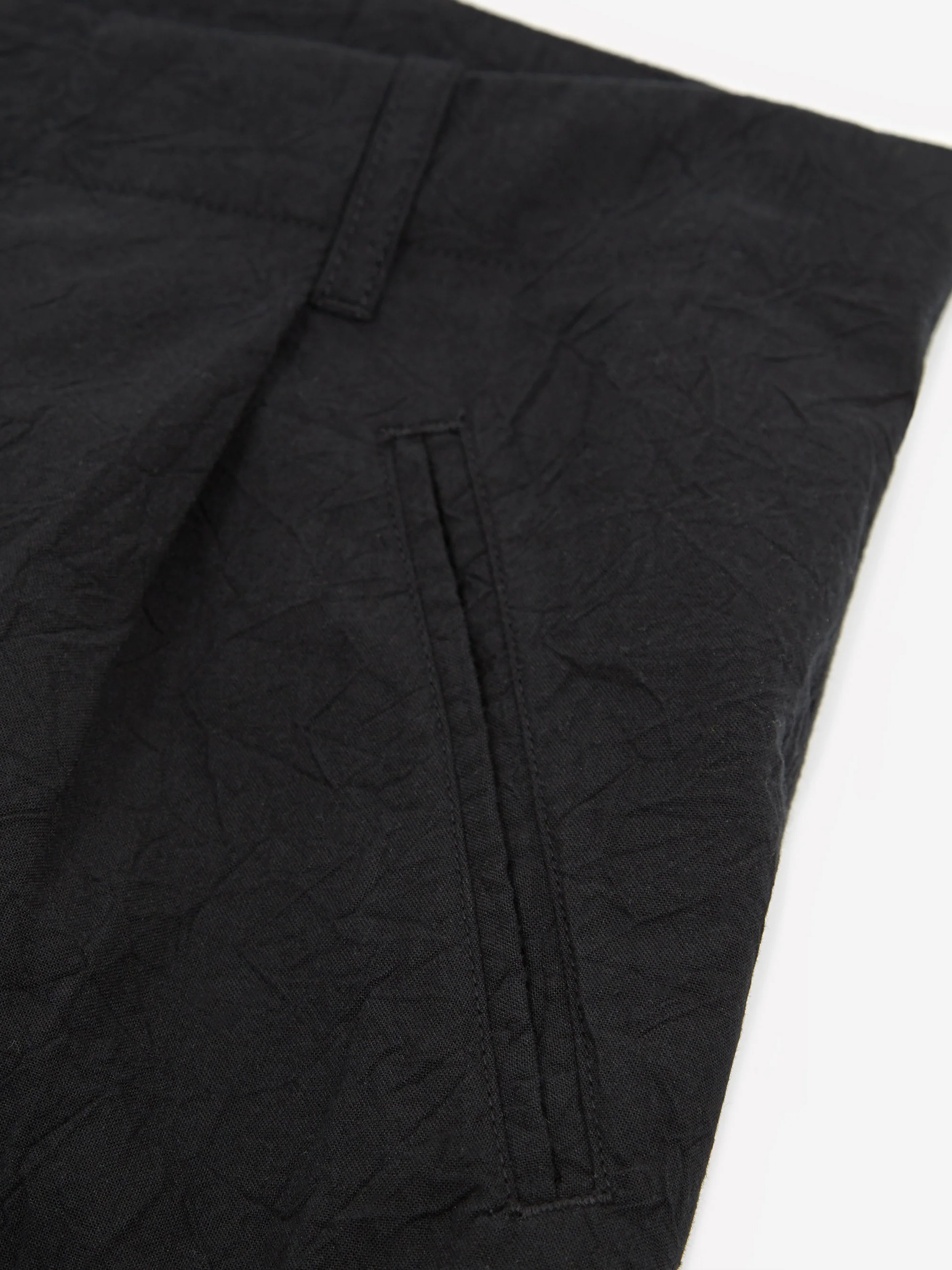 Folk Assembly Pant - Black Crinkle - Image 4