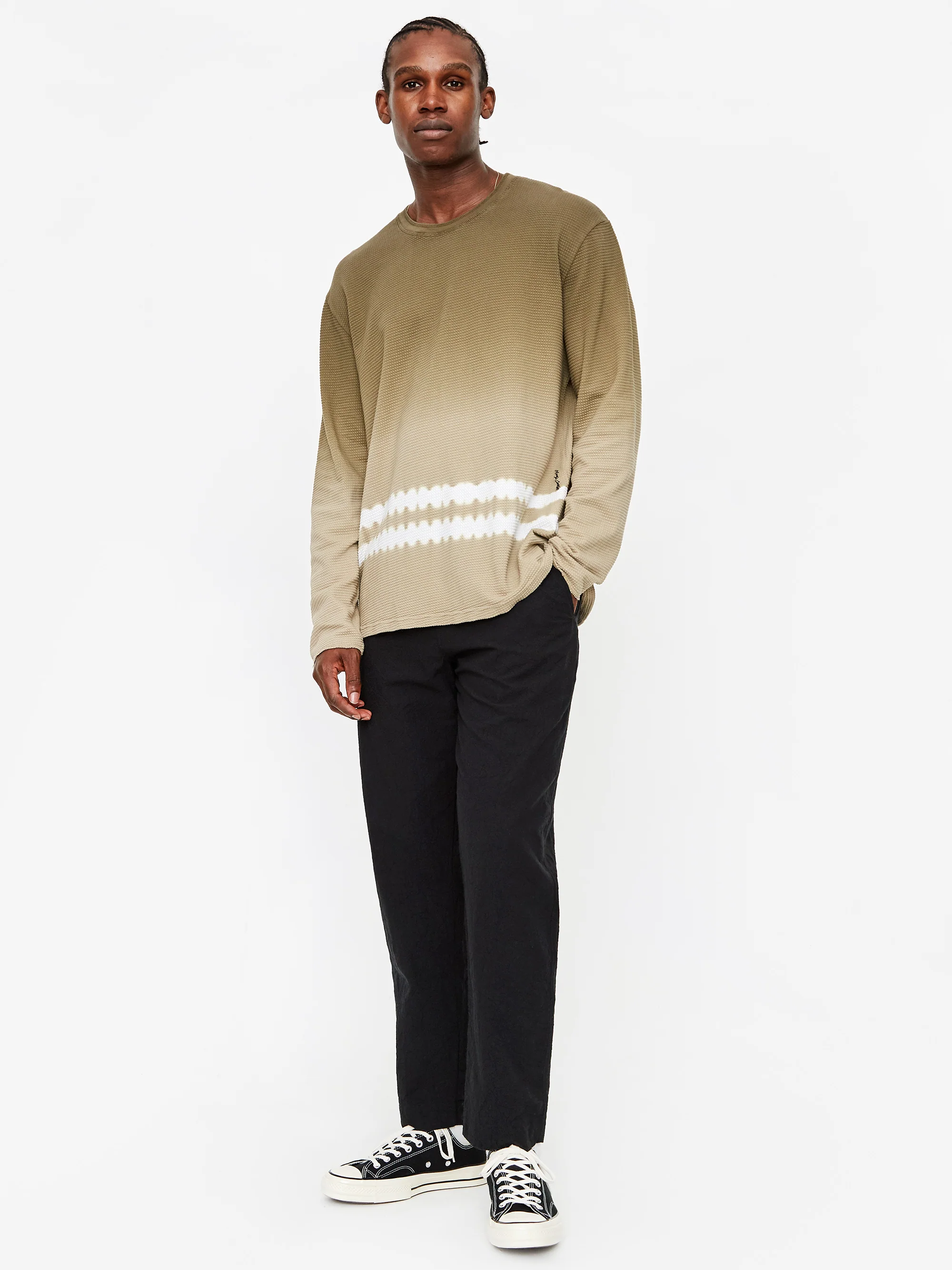 Folk Assembly Pant - Black Crinkle - Image 8