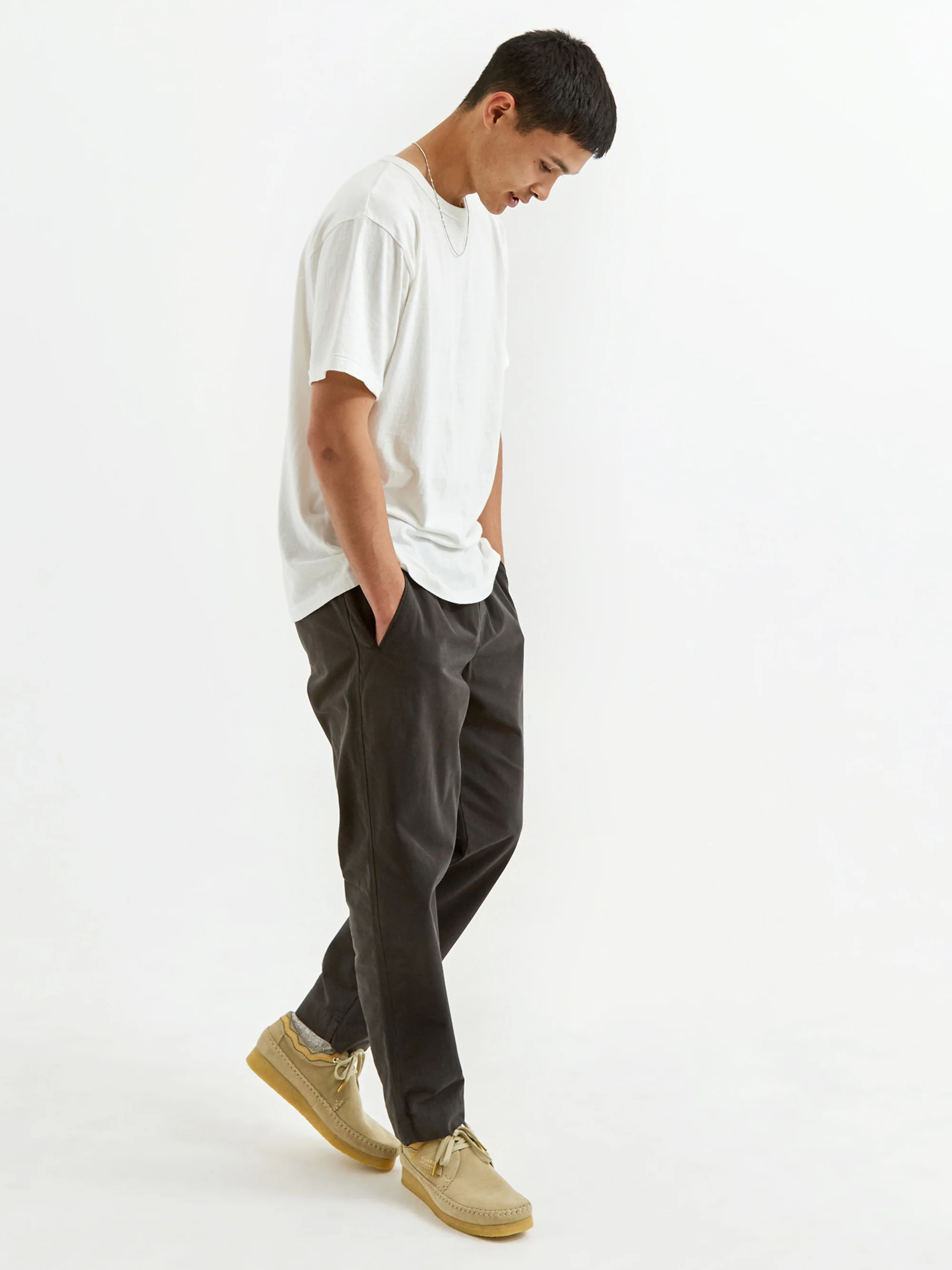 Folk Drawcord Assembly Pant - Charcoal - Image 5