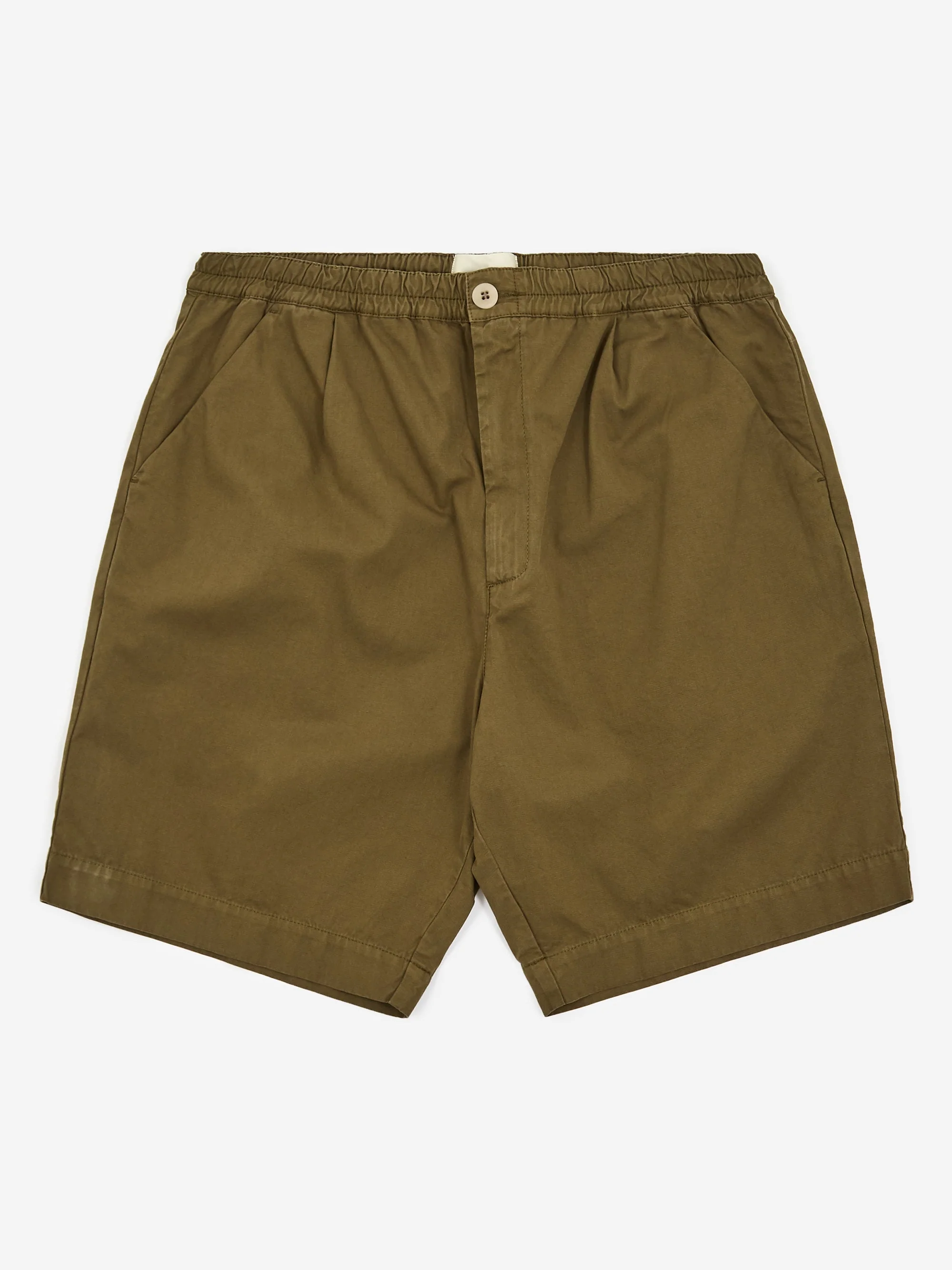 Folk Loom Short - Military Green