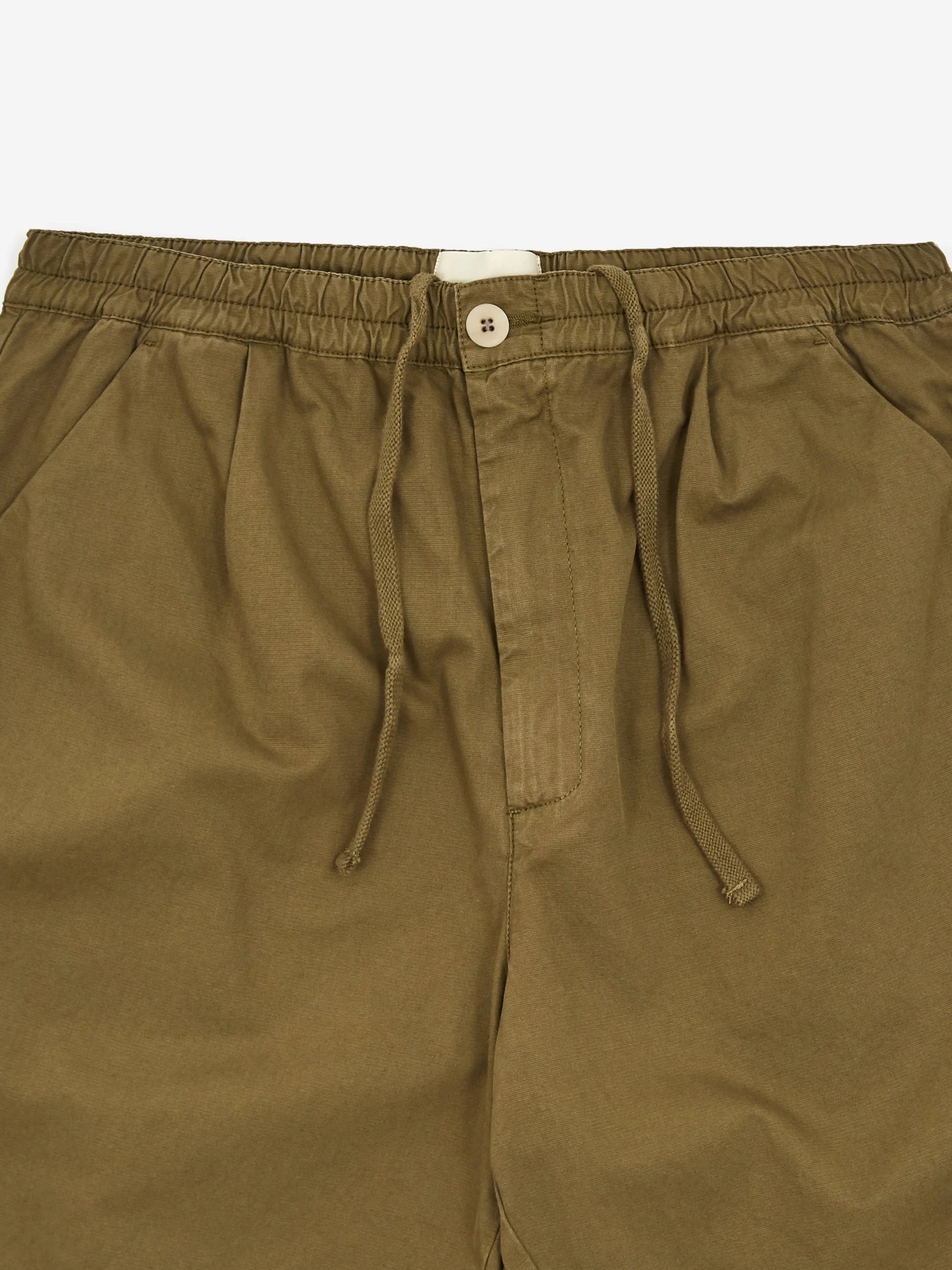 Folk Loom Short - Military Green - Image 3