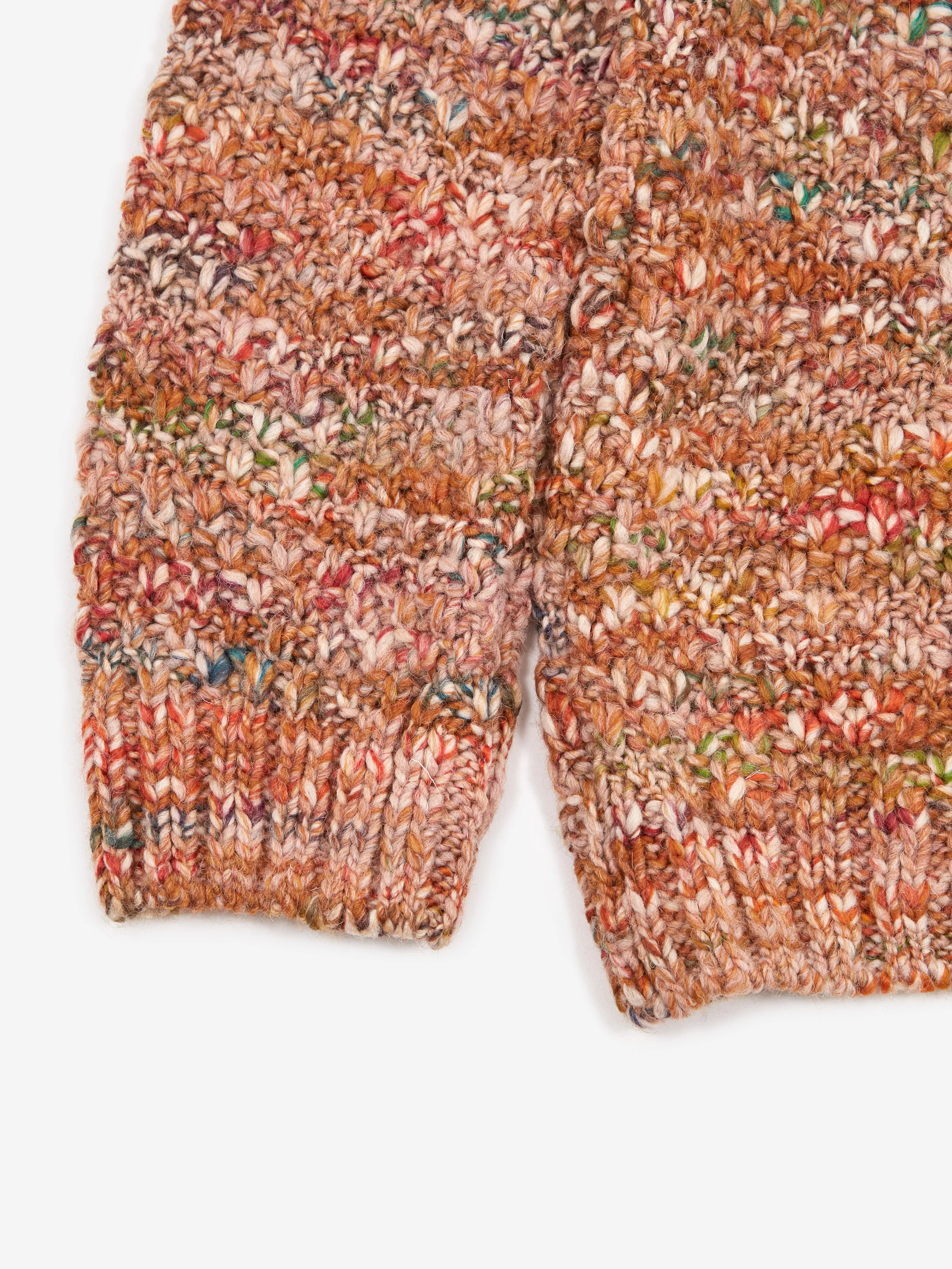 Folk Mixed Yarn Crew - Copper Mix - Image 3