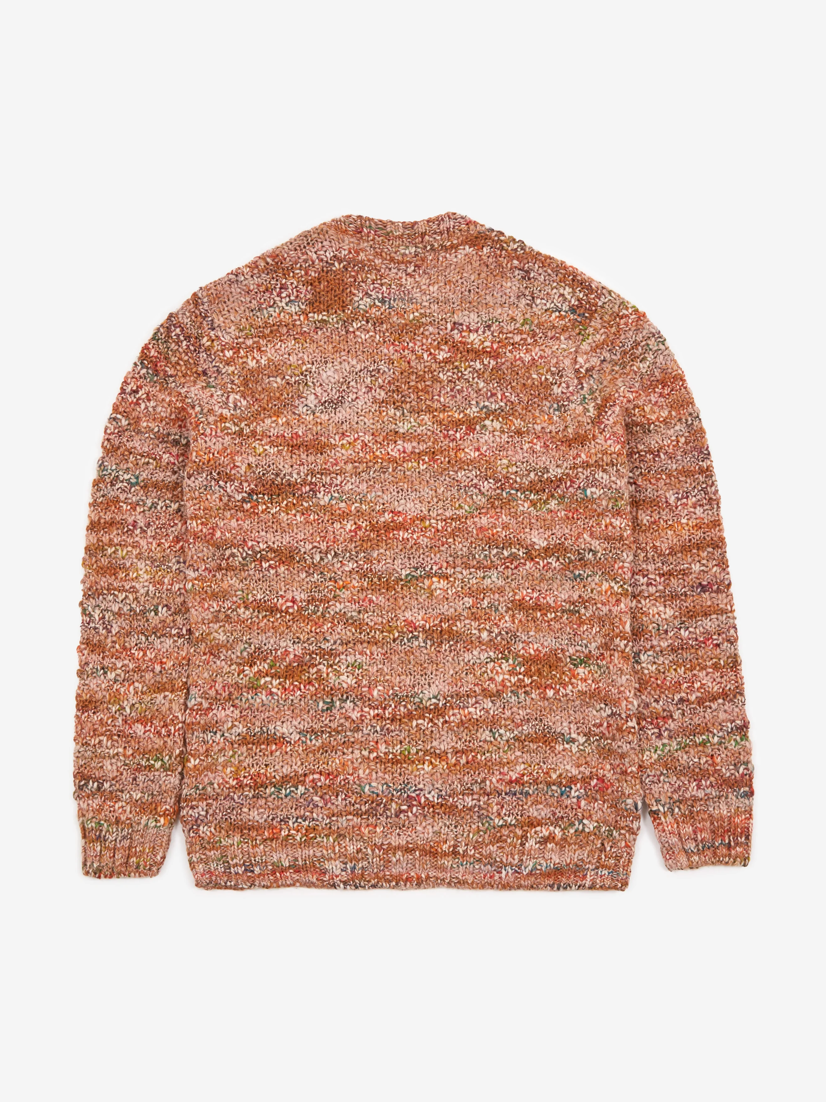 Folk Mixed Yarn Crew - Copper Mix - Image 4