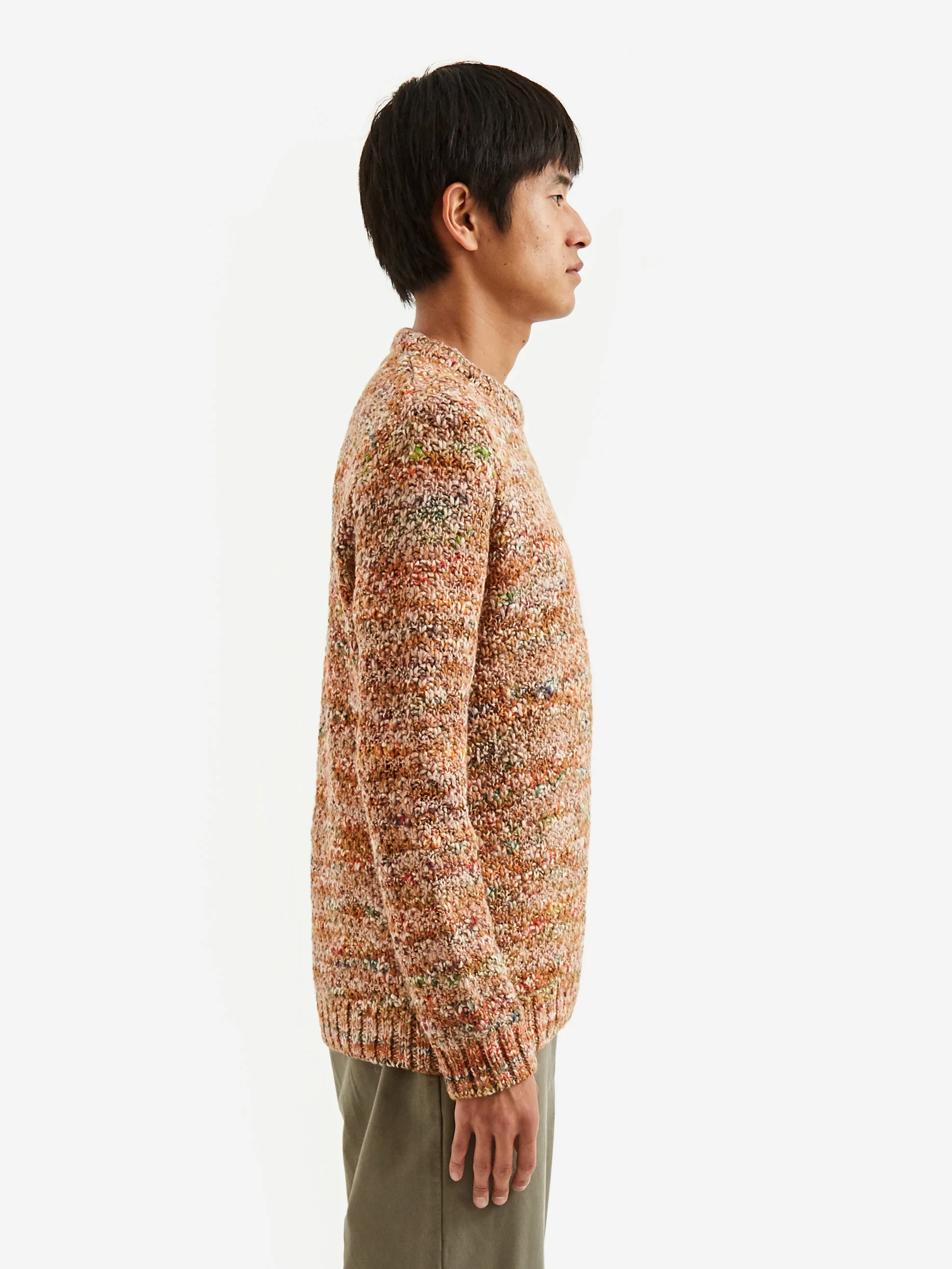 Folk Mixed Yarn Crew - Copper Mix - Image 6
