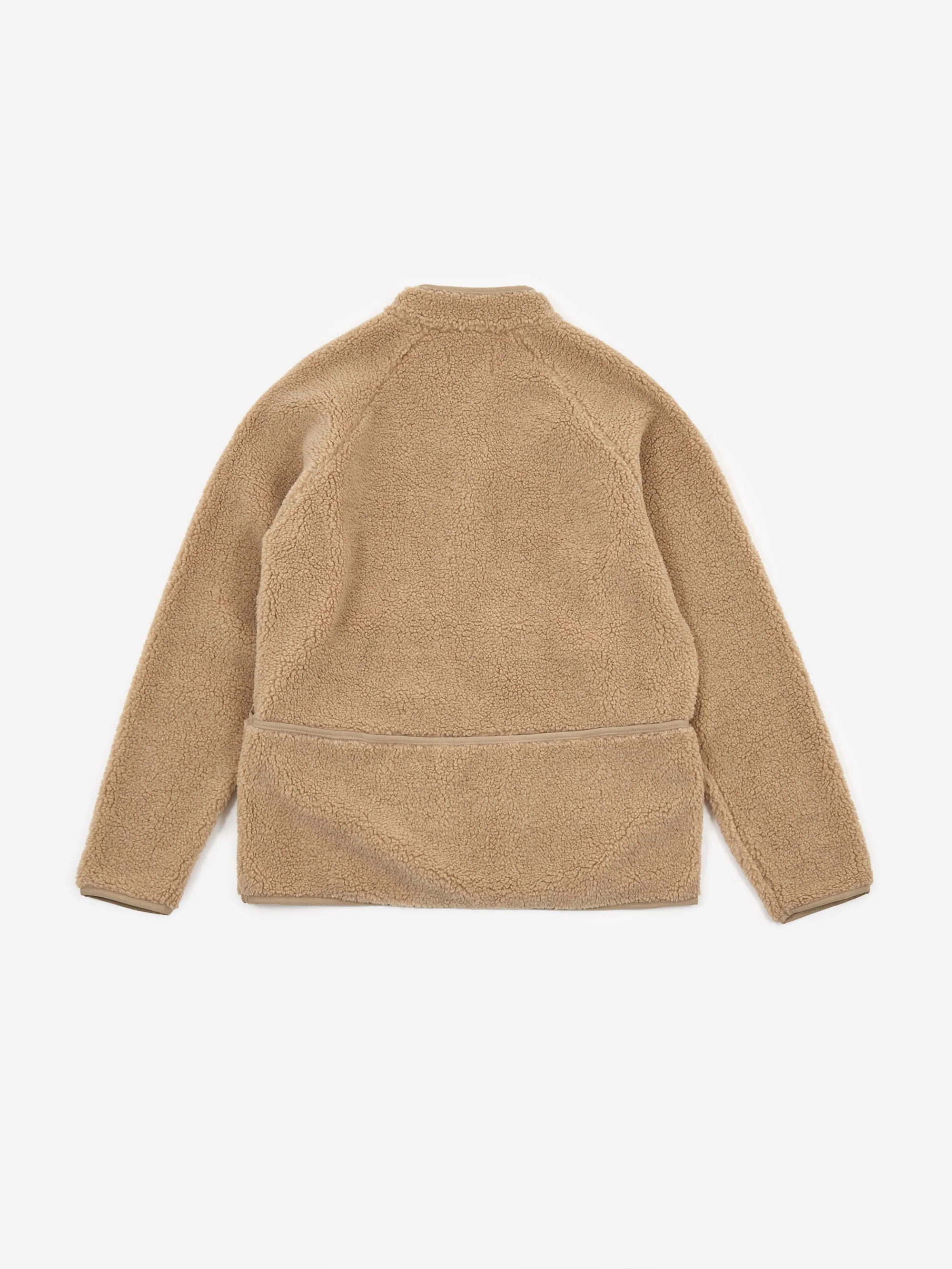 Folk Puzzle Zip Fleece Jacket - Oat - Image 4