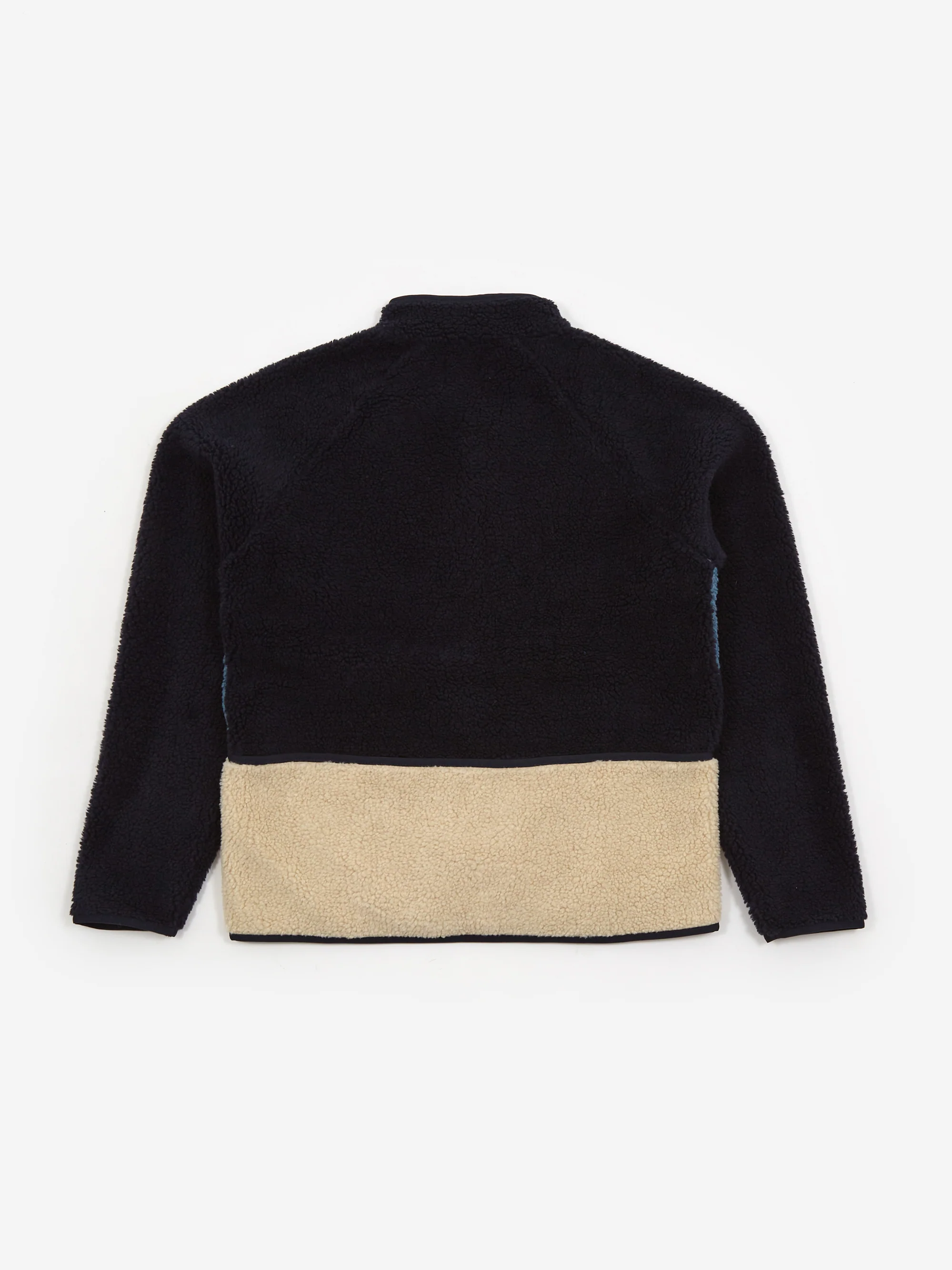 Folk Puzzle Zip Fleece - Navy Woad Mix - Image 5