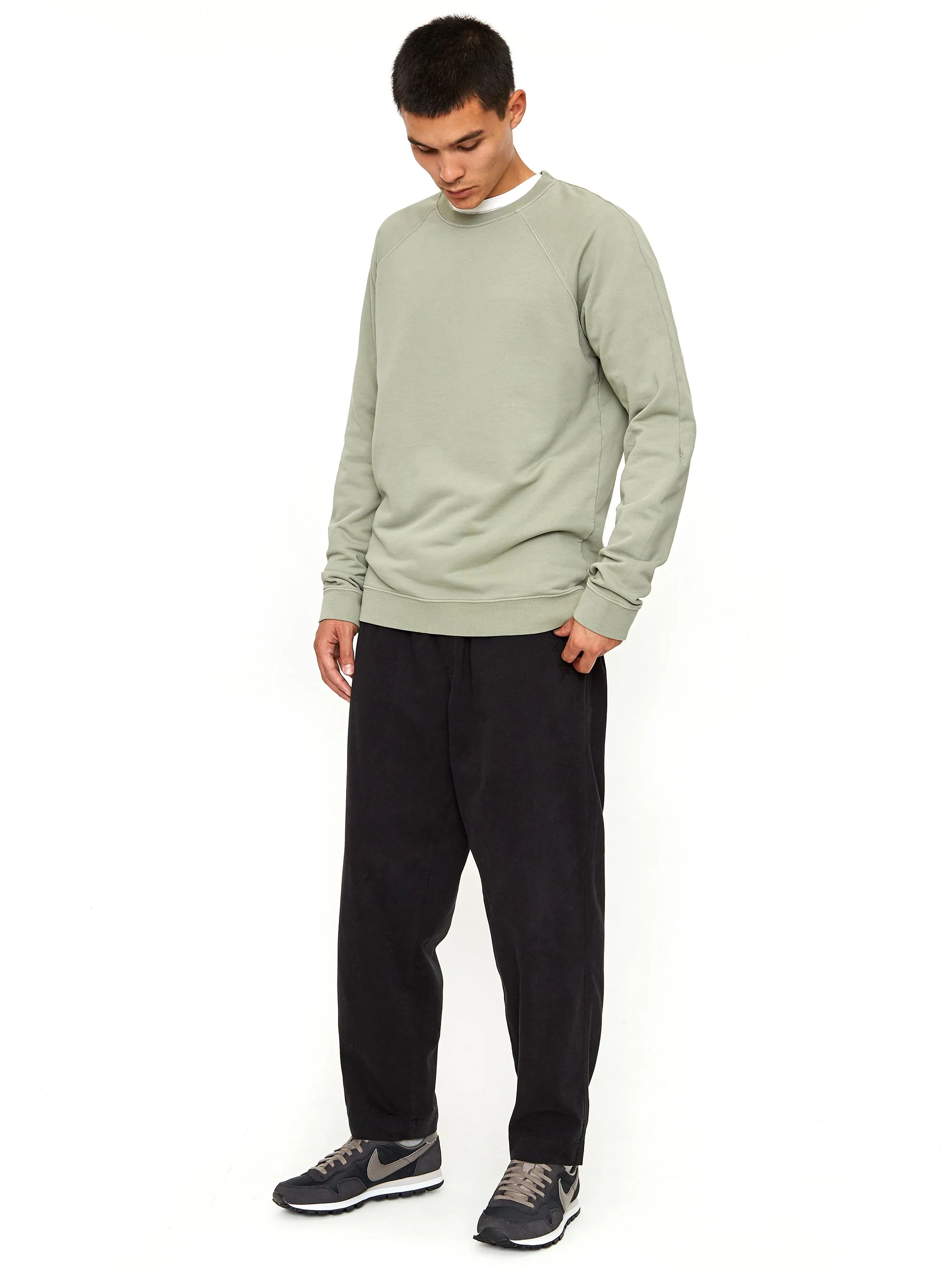 Folk Rivet Sweatshirt - Mineral Green - Image 7