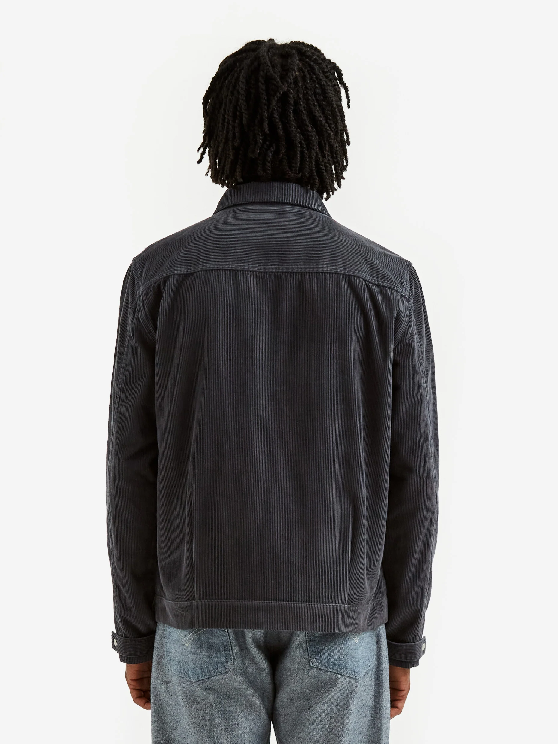 Folk Signal Blouson - (Acid Wash) Blue Slate Cord - Image 10