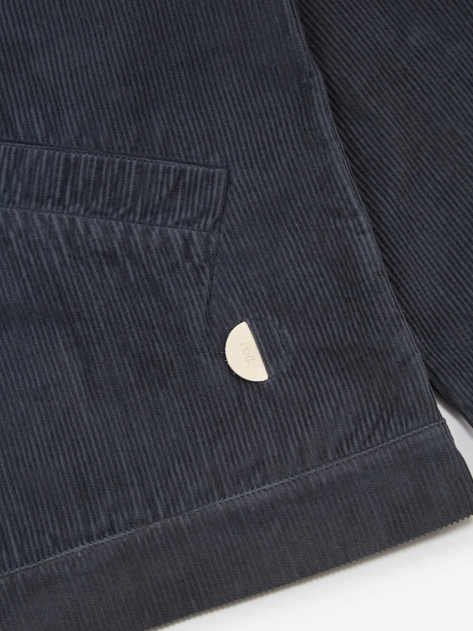 Folk Signal Blouson - (Acid Wash) Blue Slate Cord - Image 5
