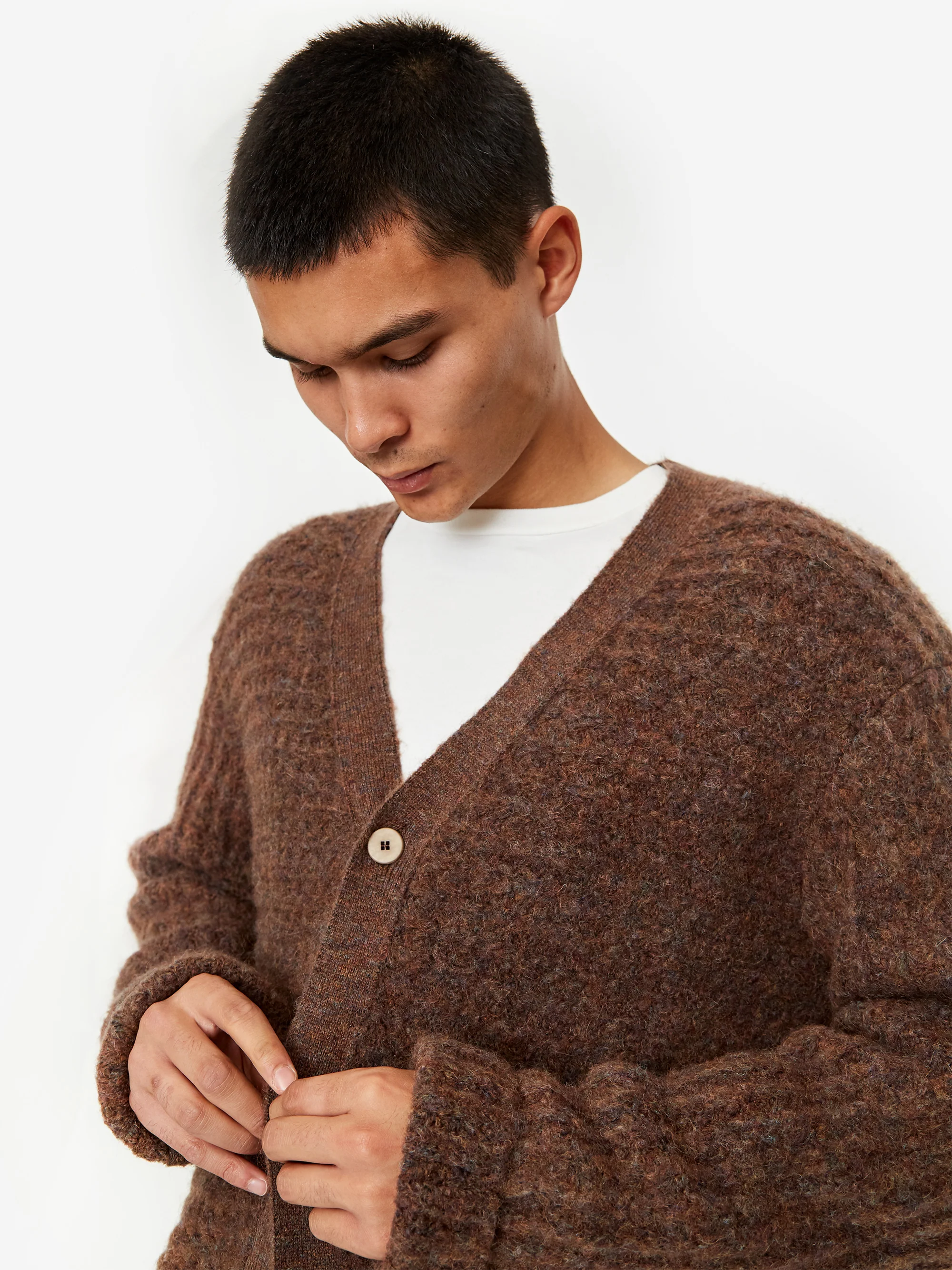 Folk Signal Cardigan - Dark Multi - Image 8
