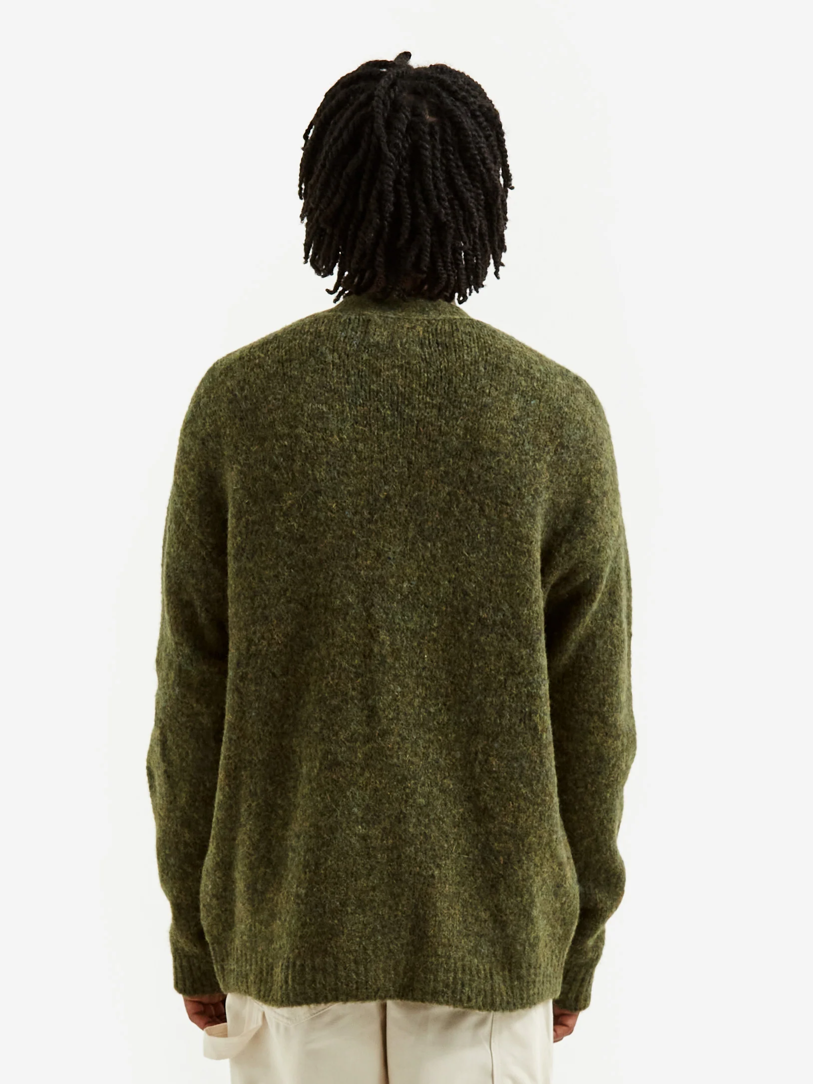 Folk Signal Cardigan - Olive - Image 9