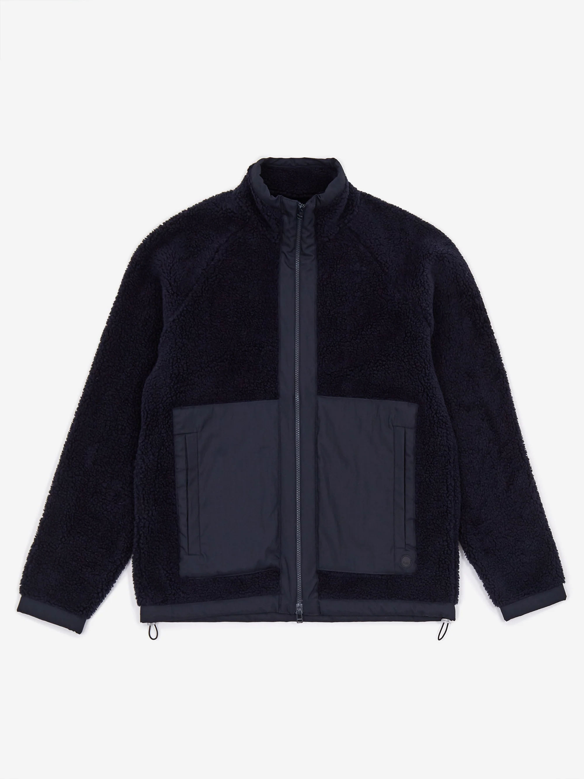 Folk Signal Fleece Jacket - Navy