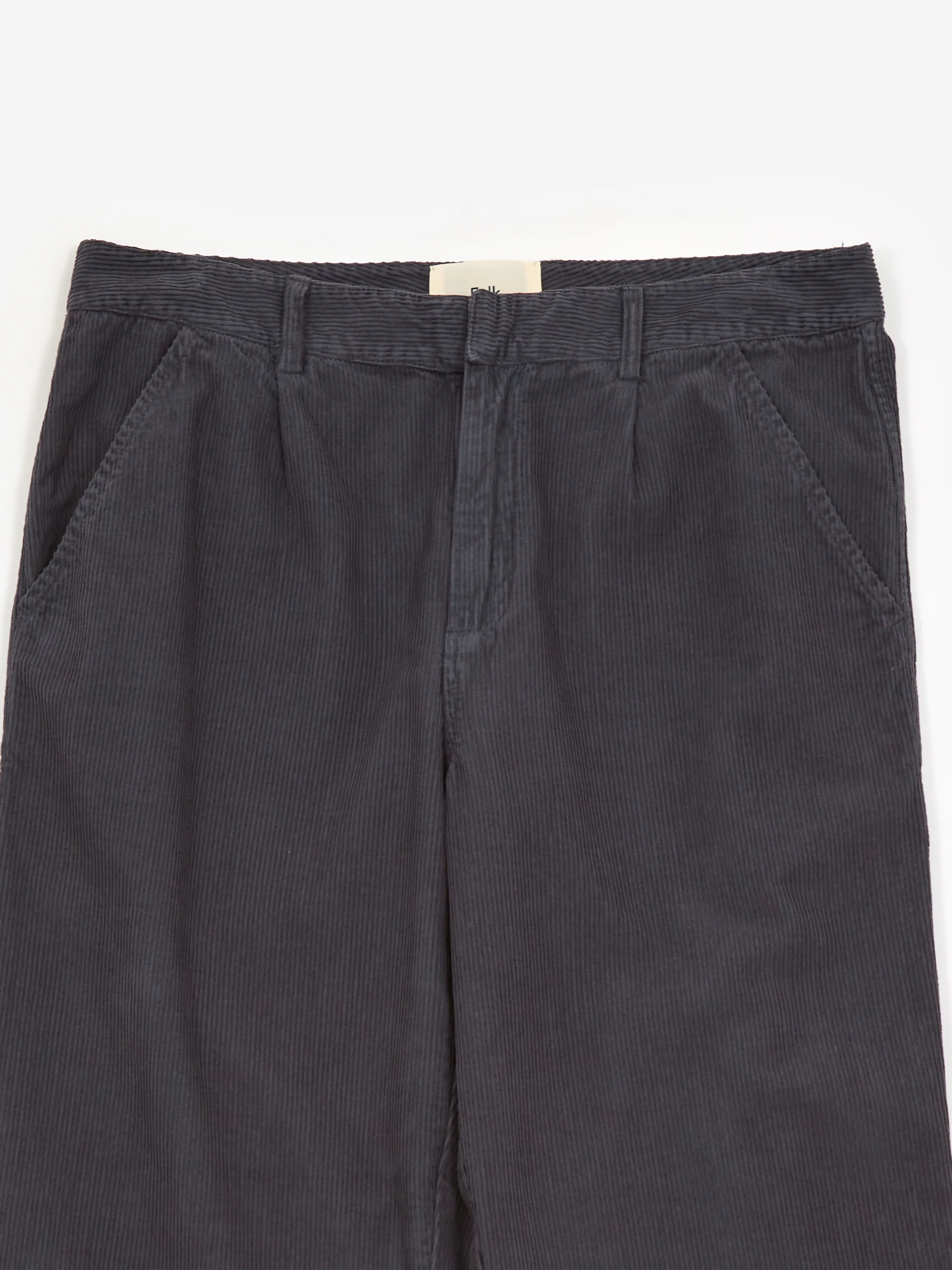 Folk Signal Pant - (Acid Wash) Blue Slate Cord - Image 2
