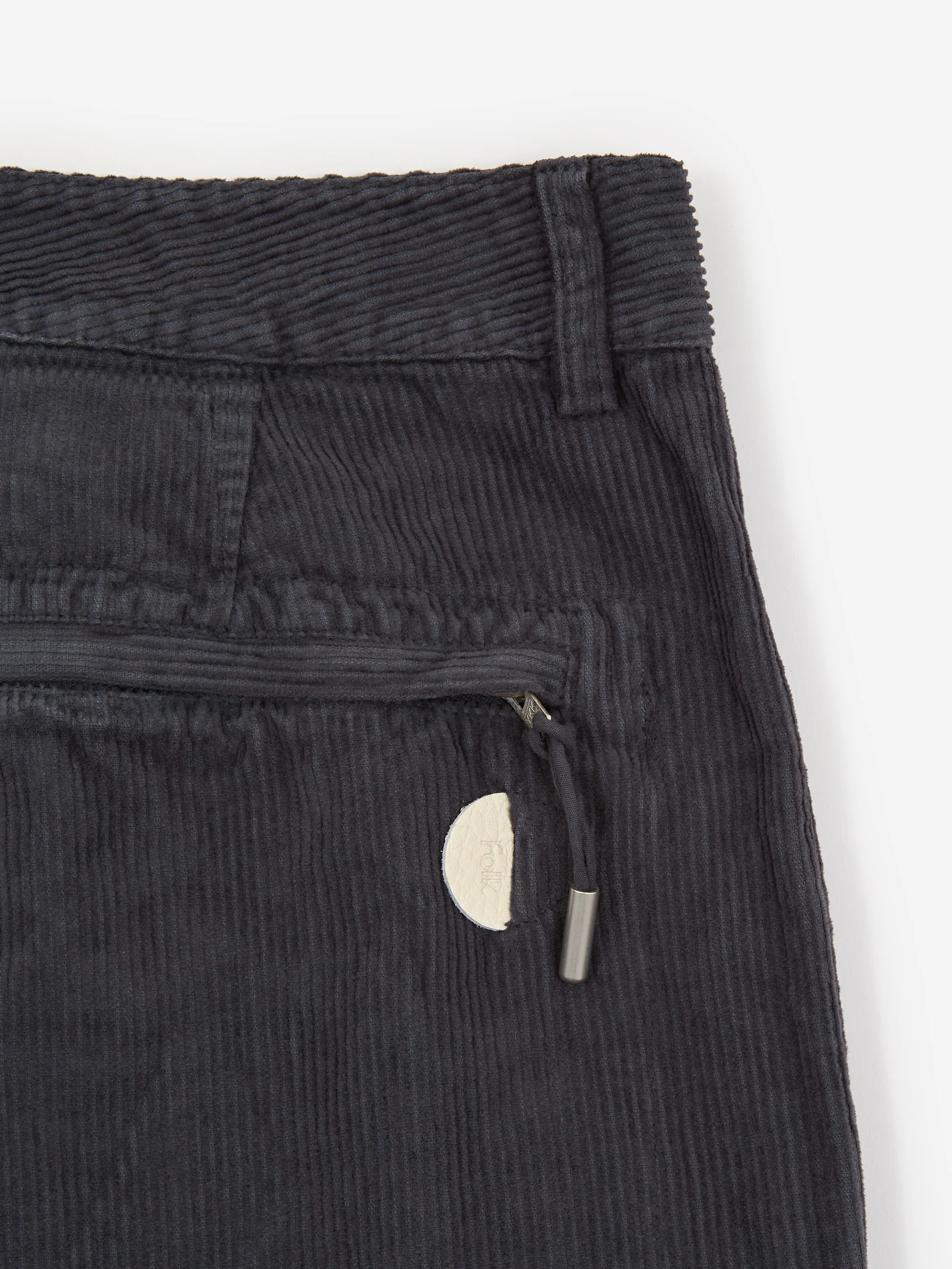 Folk Signal Pant - (Acid Wash) Blue Slate Cord - Image 4