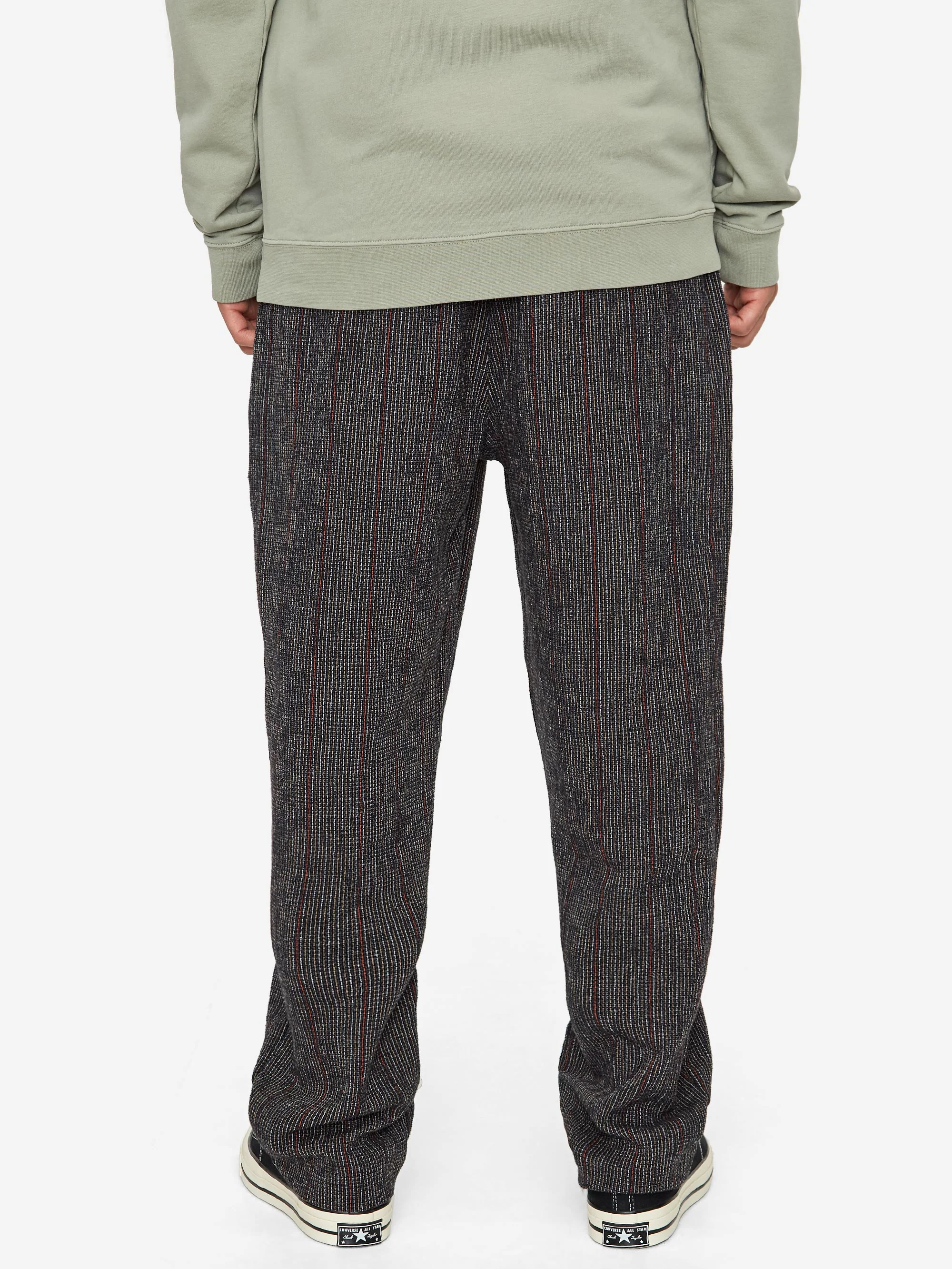 Folk Signal Pant - Ink Multi Texture - Image 10
