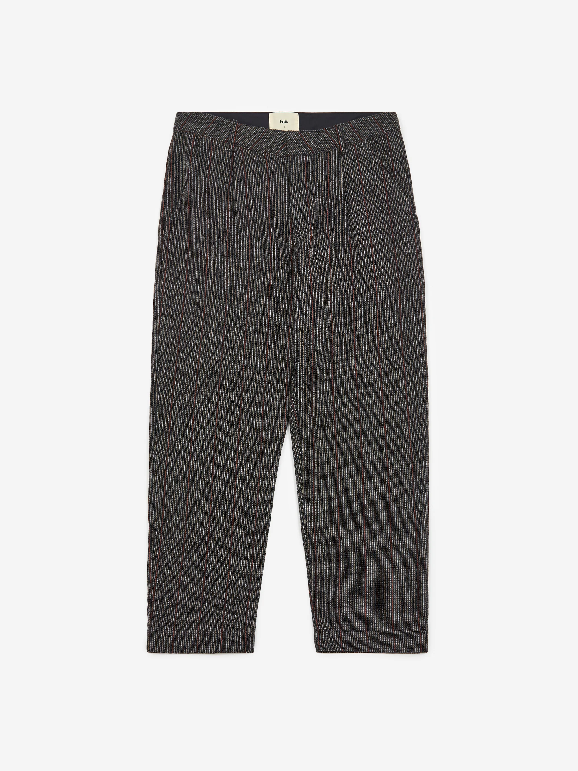 Folk Signal Pant - Ink Multi Texture - Image 2