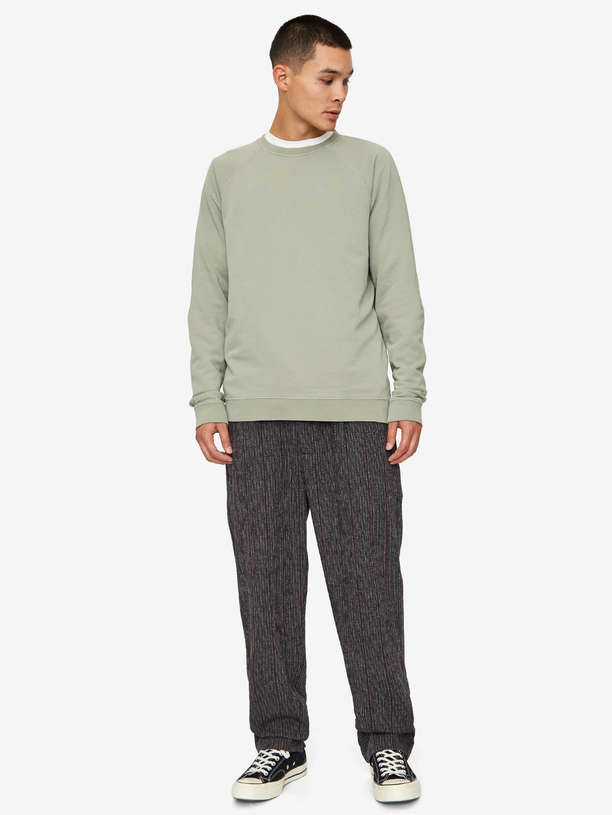 Folk Signal Pant - Ink Multi Texture - Image 7