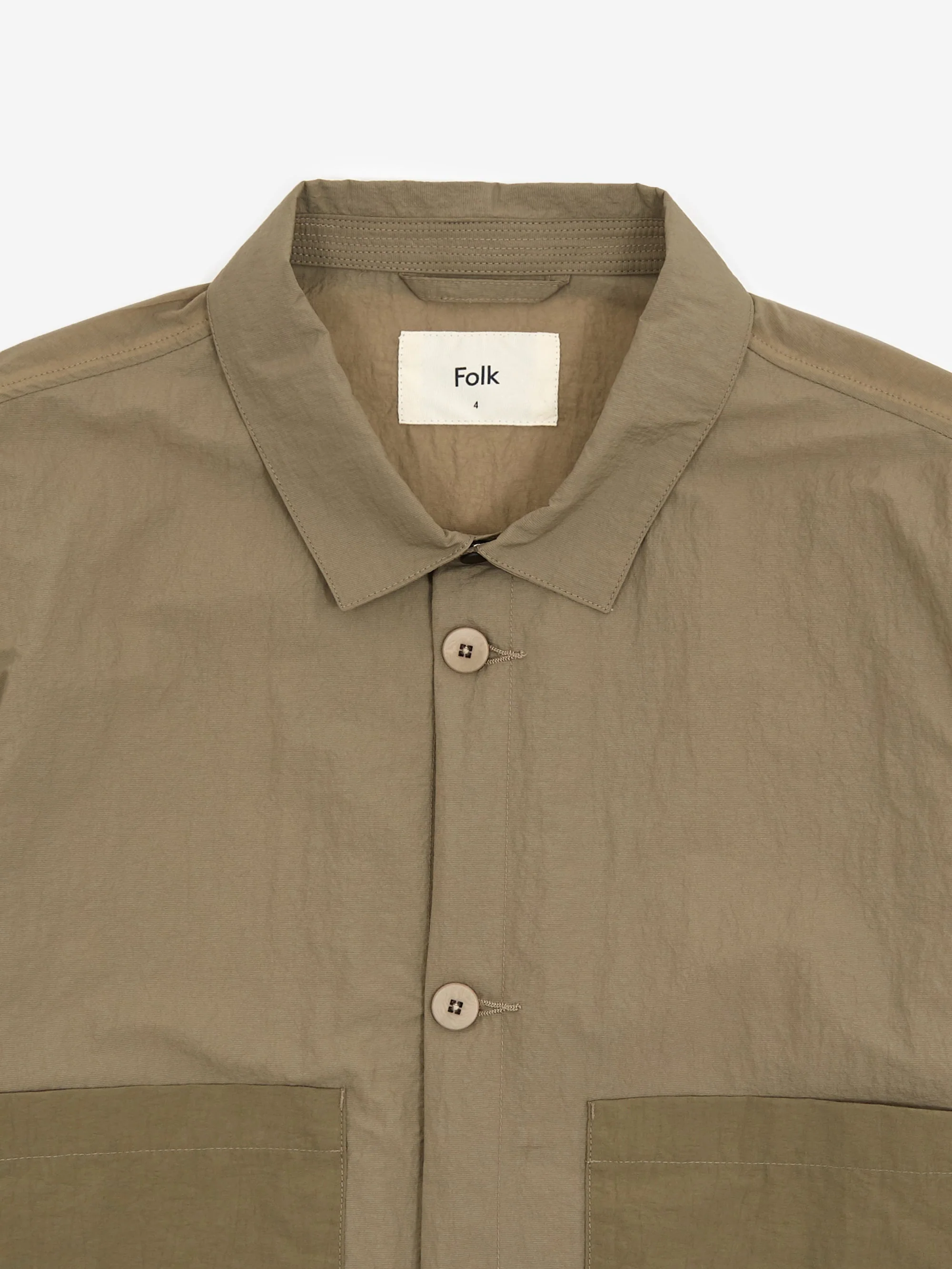 Folk Stack Jacket - Olive - Image 3