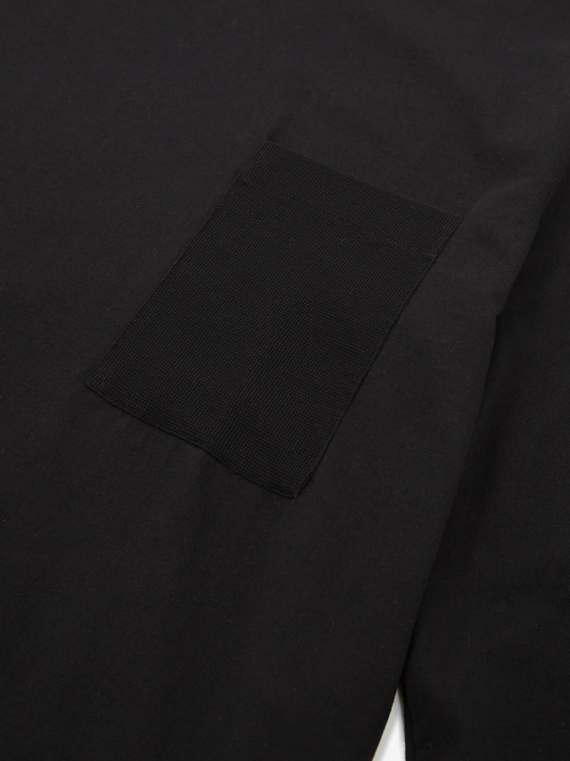 Folk Stack Longsleeve T-Shirt - Soft Black - Image 4