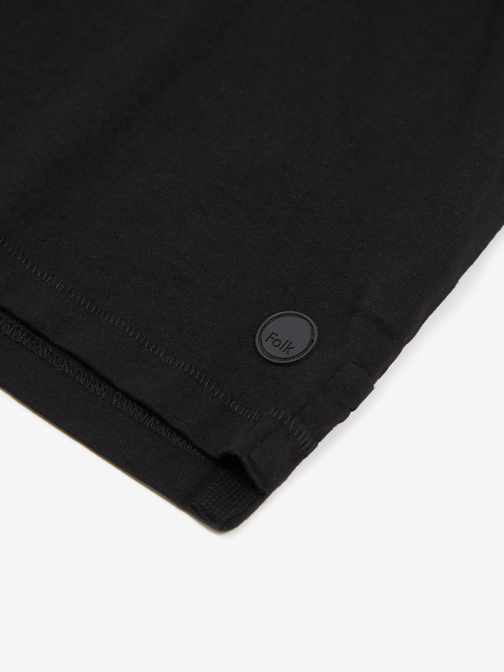Folk Stack Longsleeve T-Shirt - Soft Black - Image 5