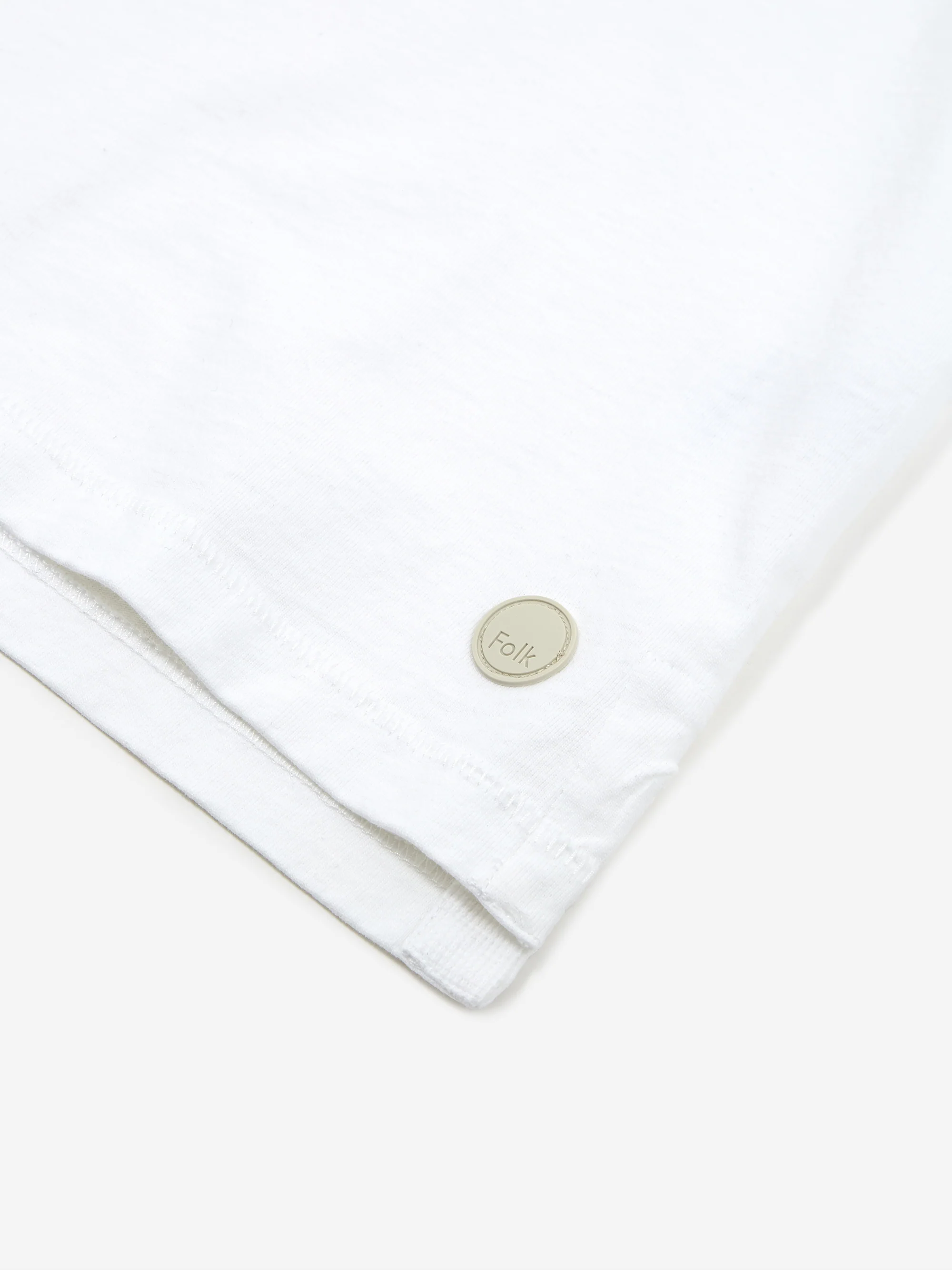 Folk Stack Longsleeve T-Shirt - White - Image 5