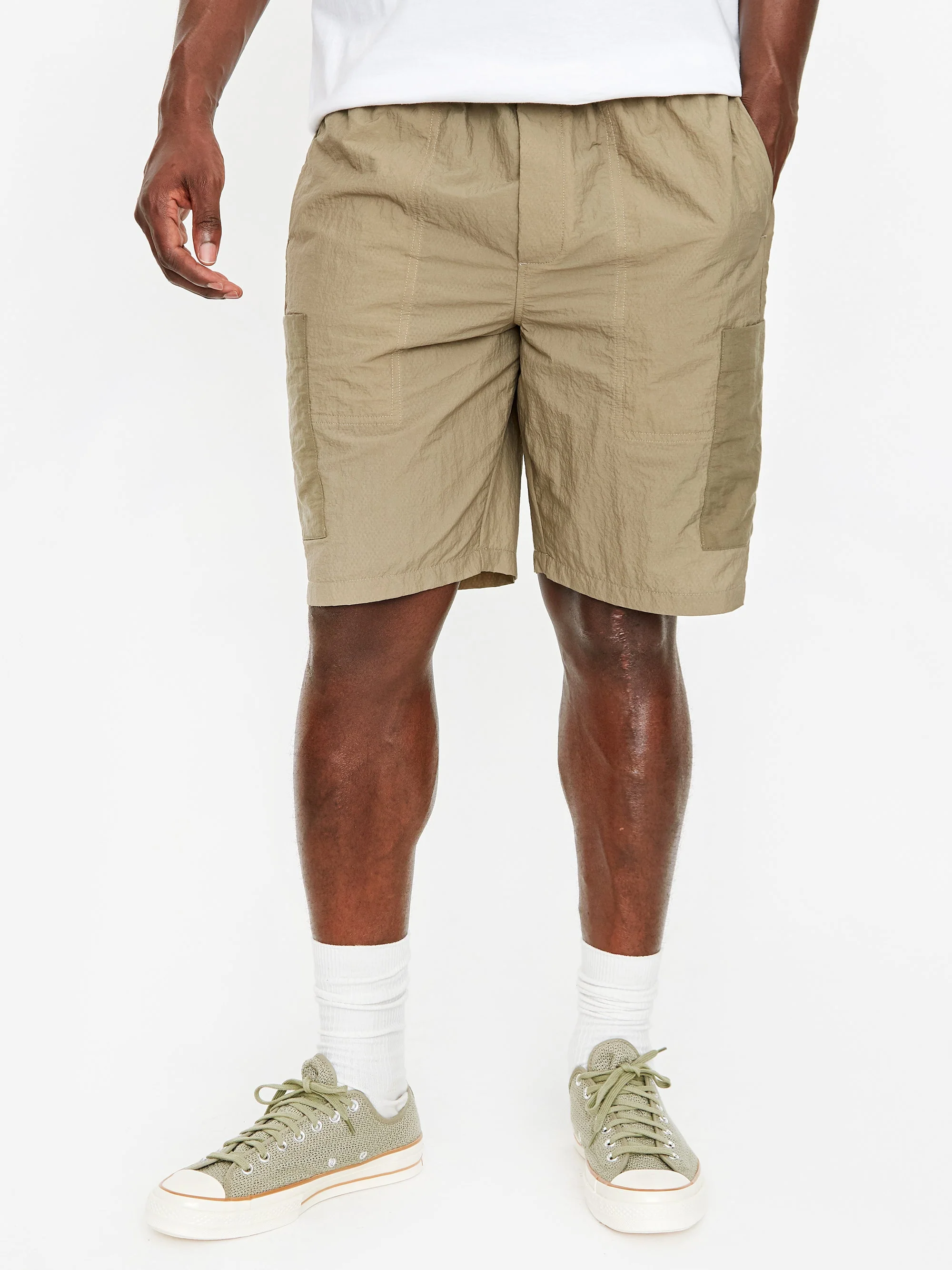 Folk Stack Short - Olive - Image 6