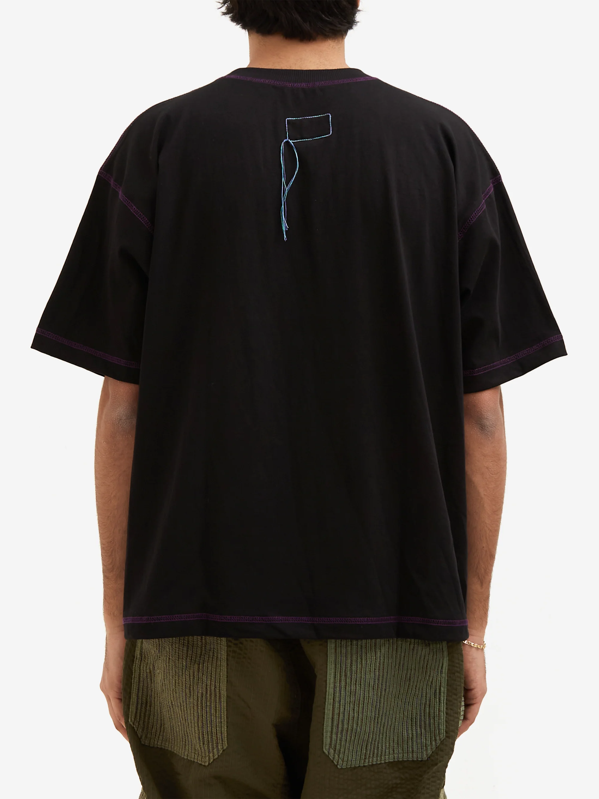 Fortune W.W.D Stitched Fortune Logo Tee - Black - Image 6