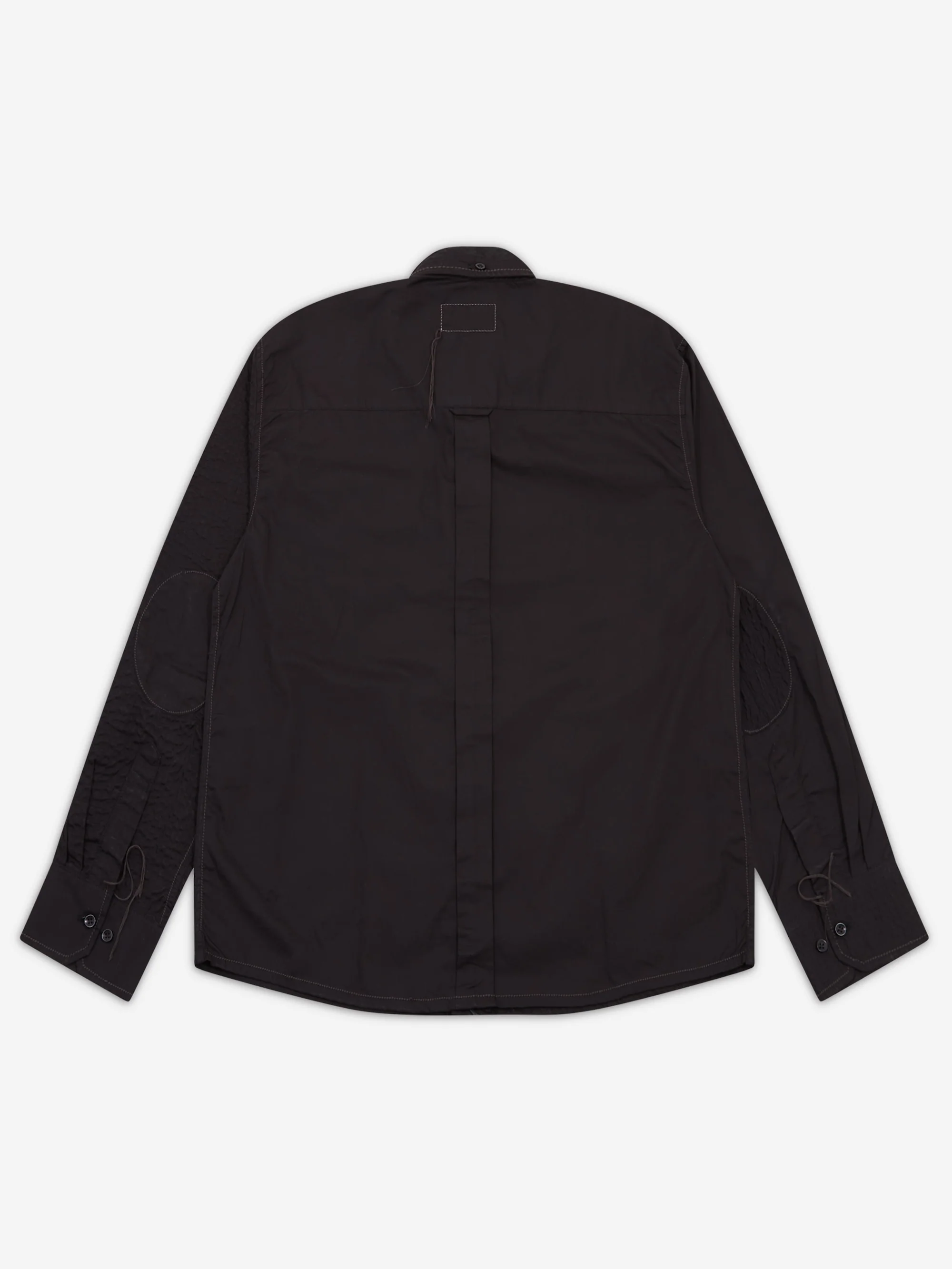 Fortune W.W.D Stitched Multi-Panel Longsleeve Shirt - Black - Image 4