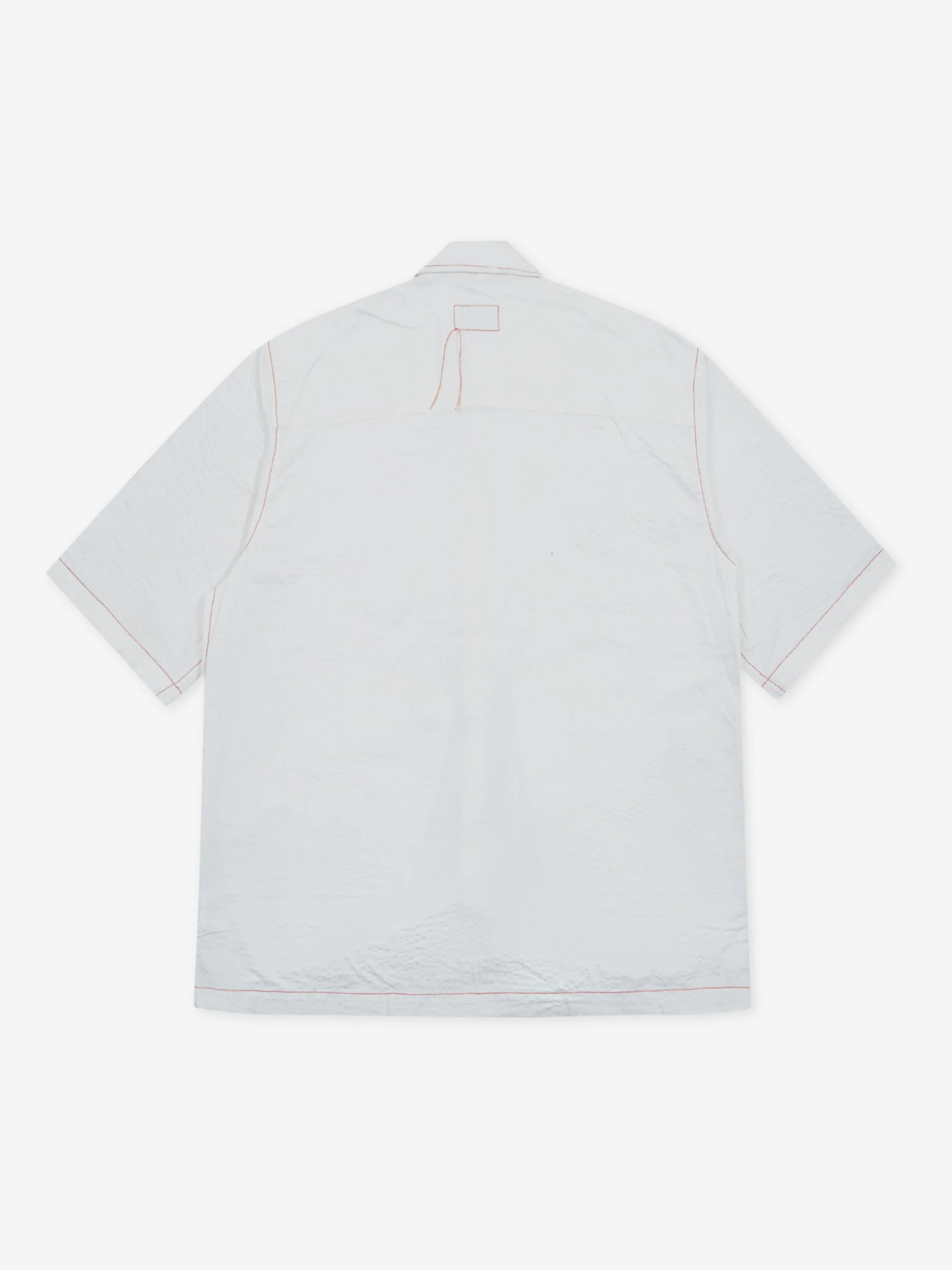 Fortune W.W.D Stitched Through Multi-Panel Shirt - White - Image 4