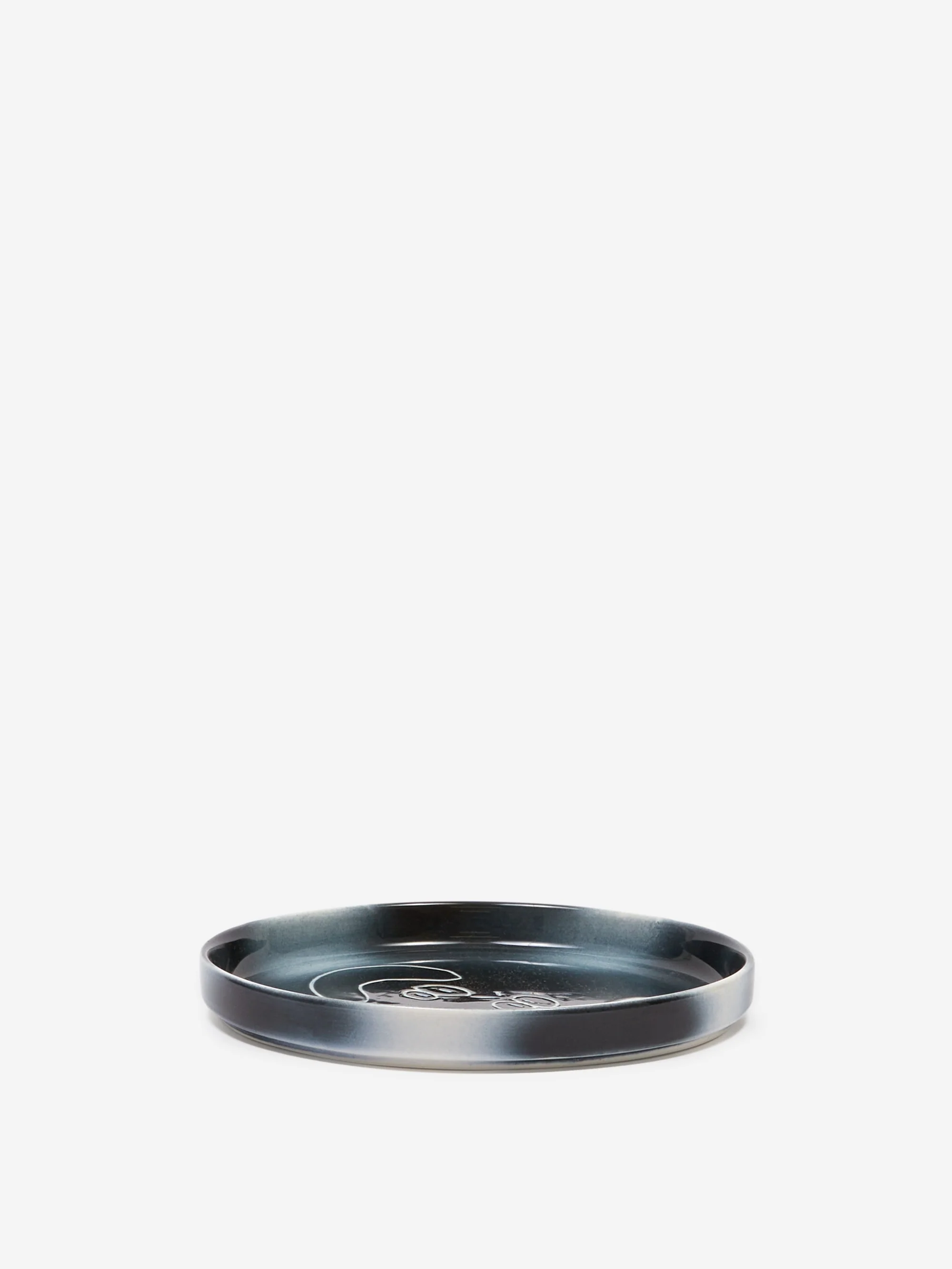 Frizbee Ceramics Baby Plate - Black Moss