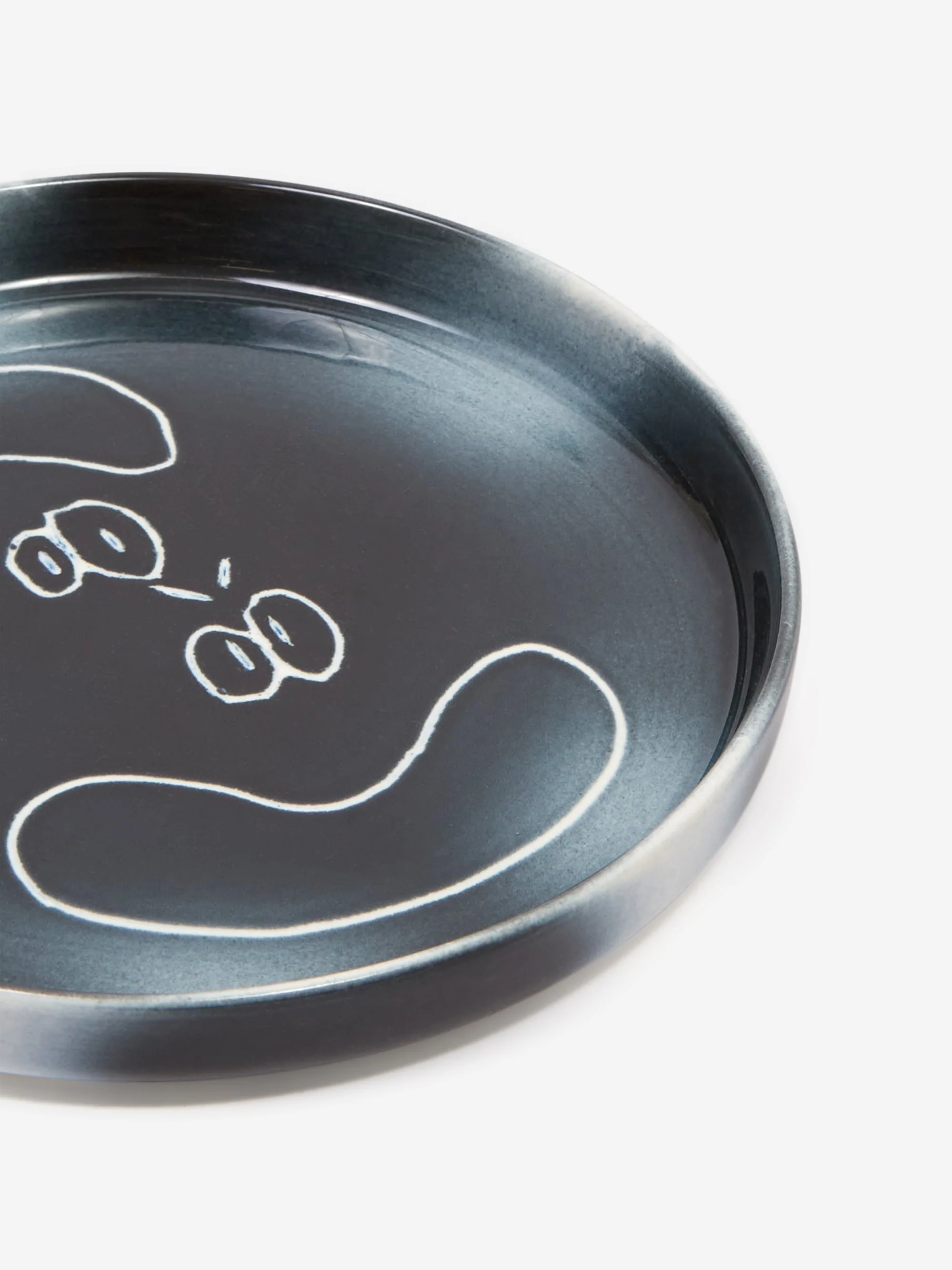 Frizbee Ceramics Baby Plate - Black Moss - Image 3