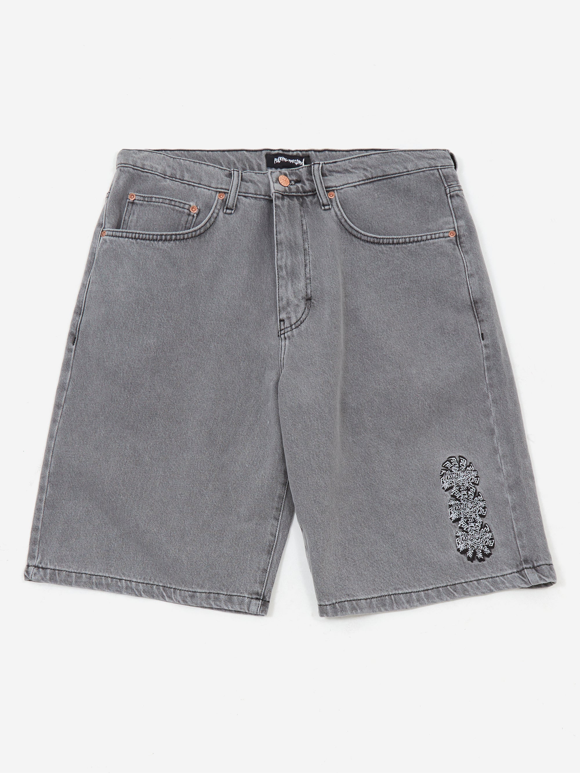 Fucking Awesome 3 Spiral Short - Grey