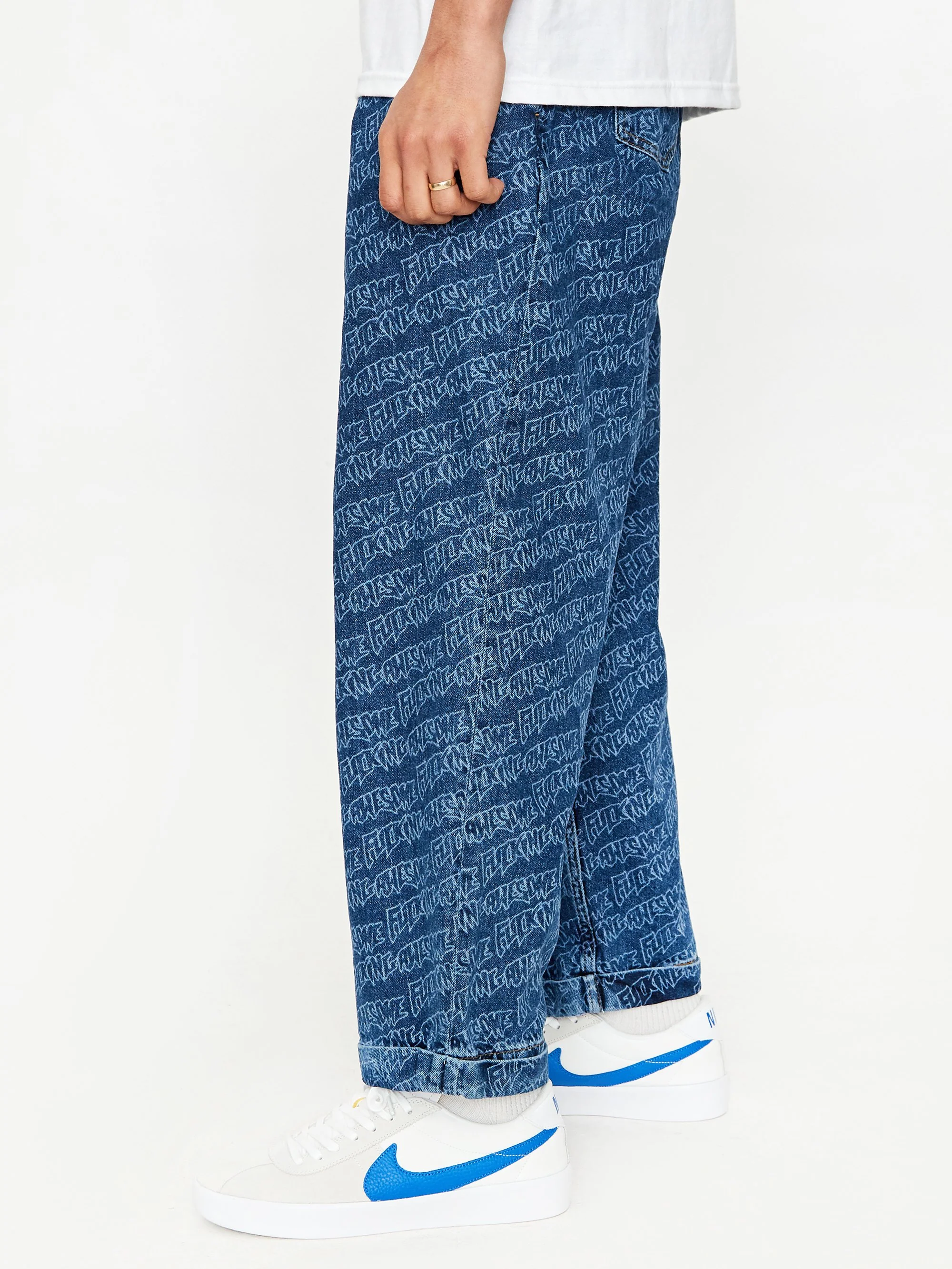 Fucking Awesome Baggy Denim Trouser - Printed - Image 5