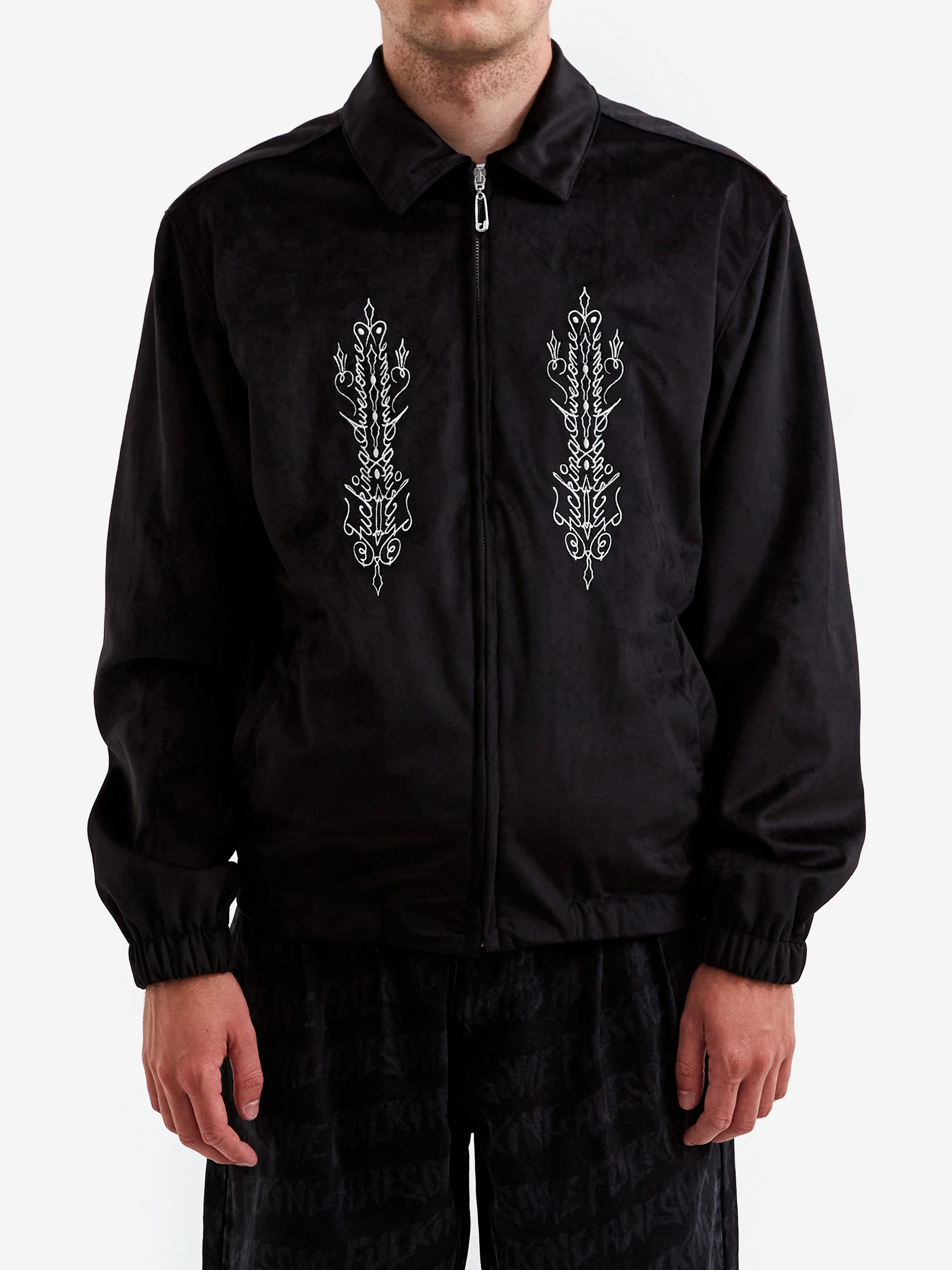 Fucking Awesome Bullshirt Work Jacket - Black - Image 2