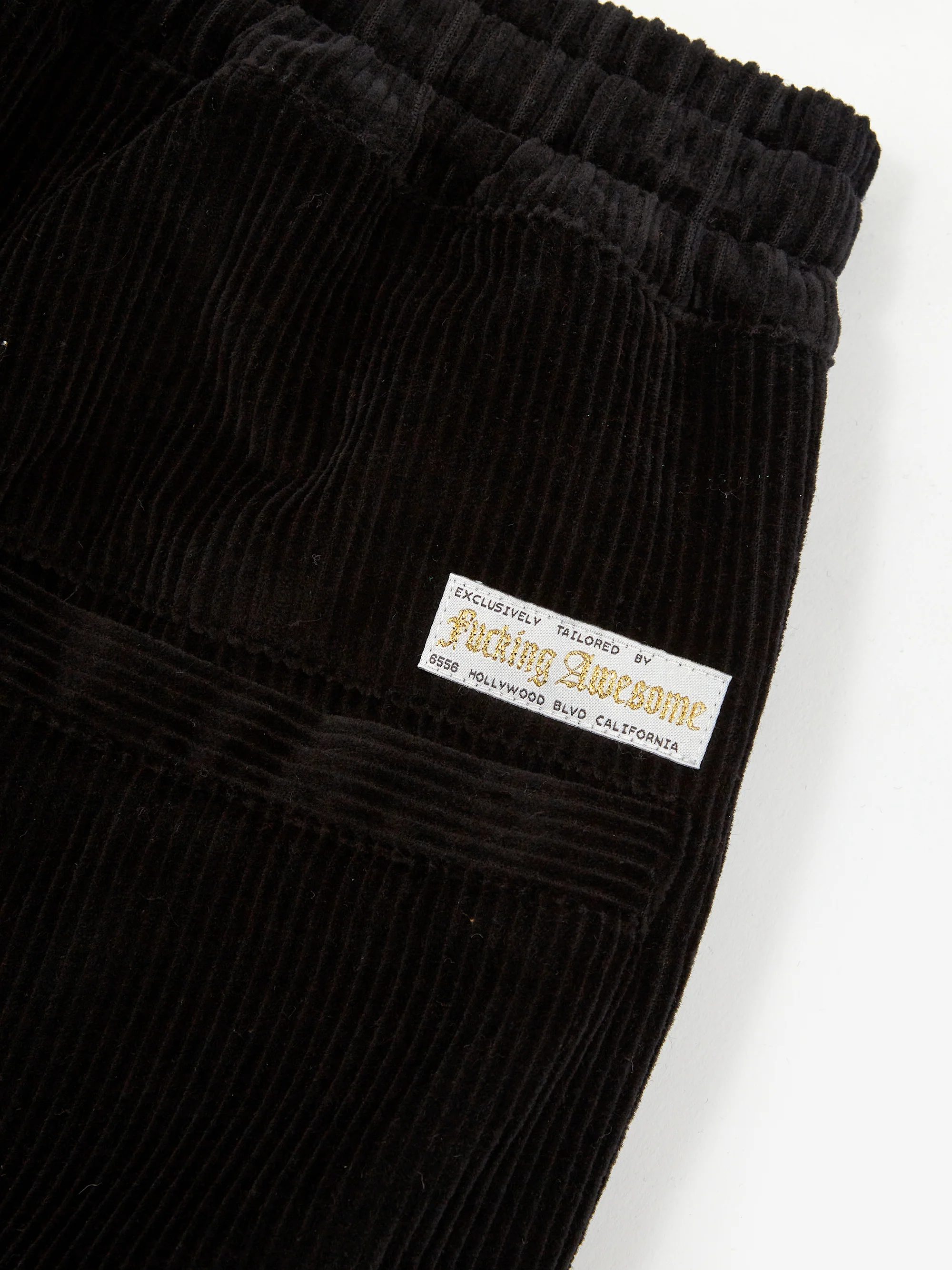 Fucking Awesome Corduroy Lounge Pant - Black - Image 6