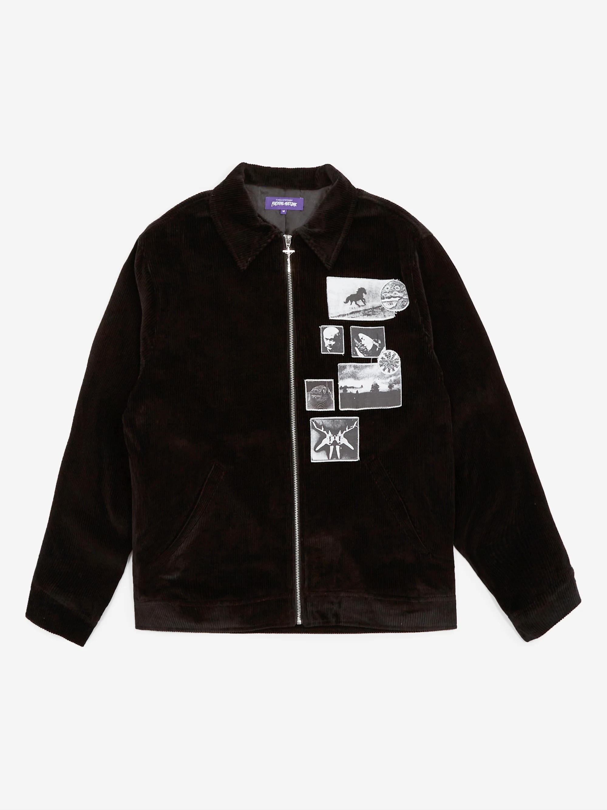 Fucking Awesome Corduroy Patch Jacket - Black