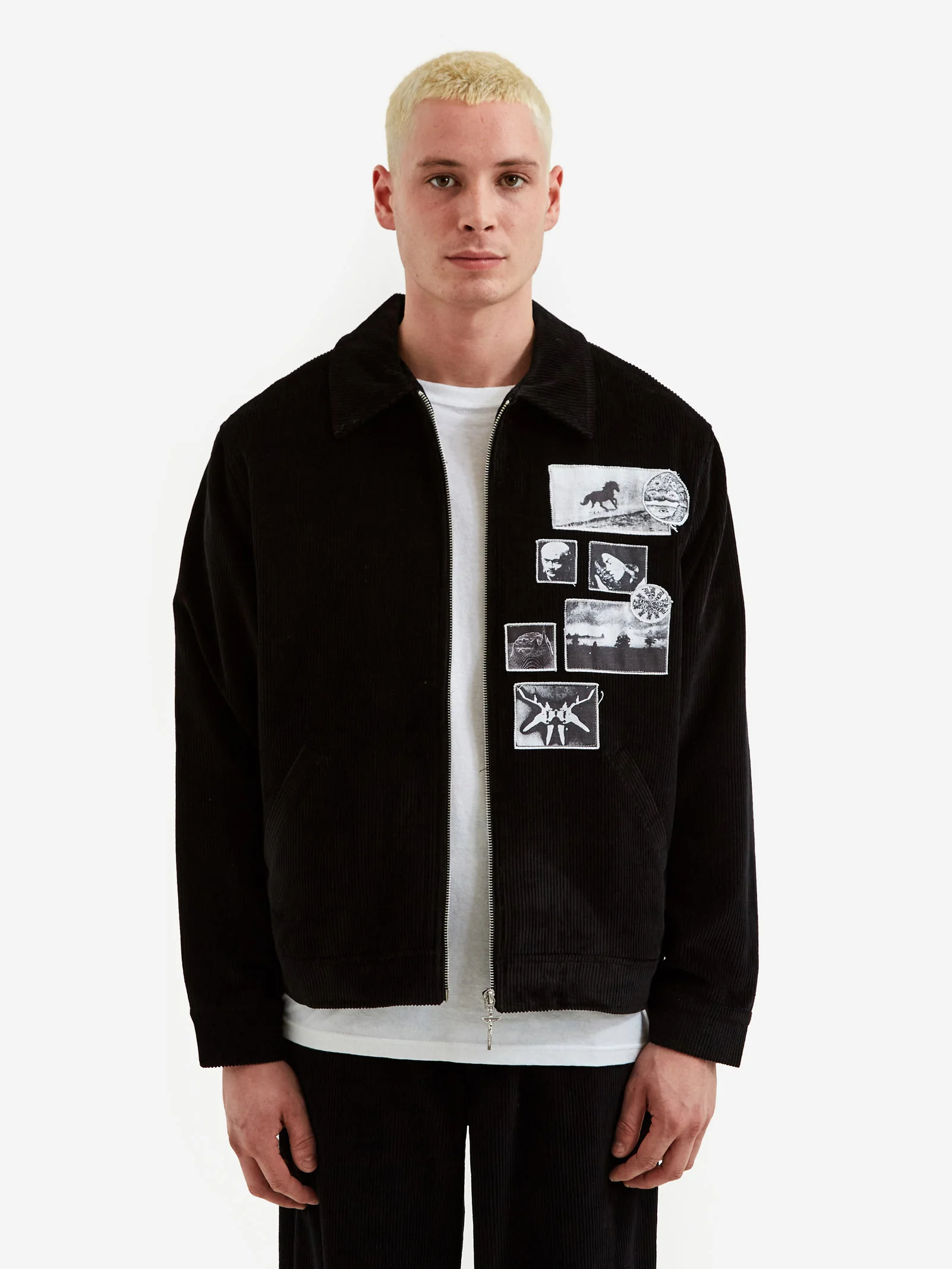 Fucking Awesome Corduroy Patch Jacket - Black - Image 7