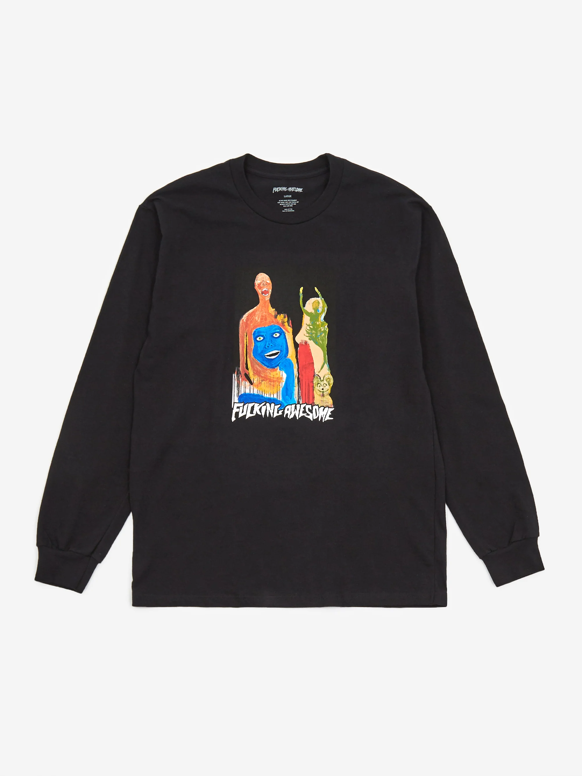 Fucking Awesome Dill Collage Longsleeve T-Shirt - Black