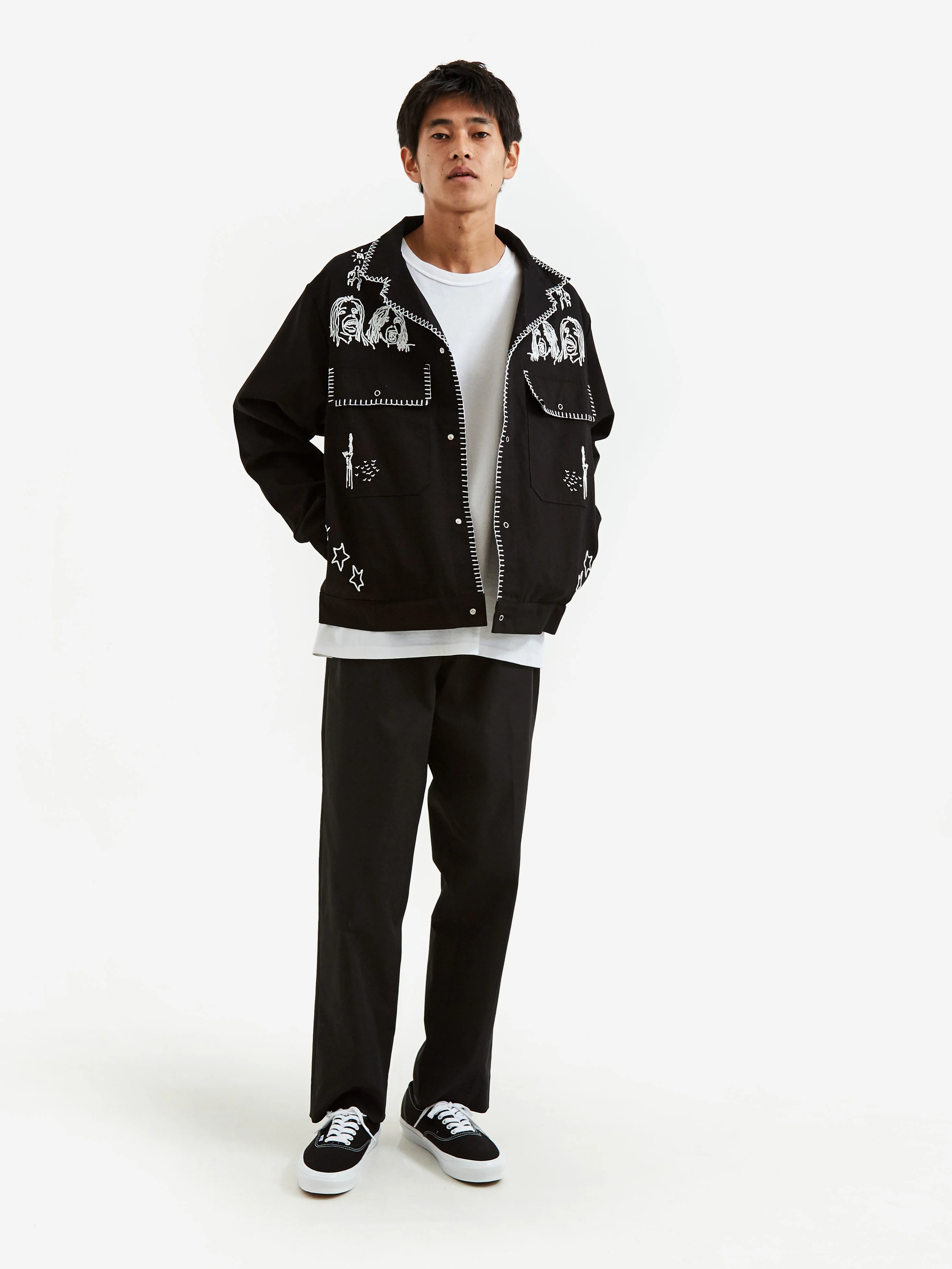 Fucking Awesome Embroidered Mechanics Jacket - Black - Image 6