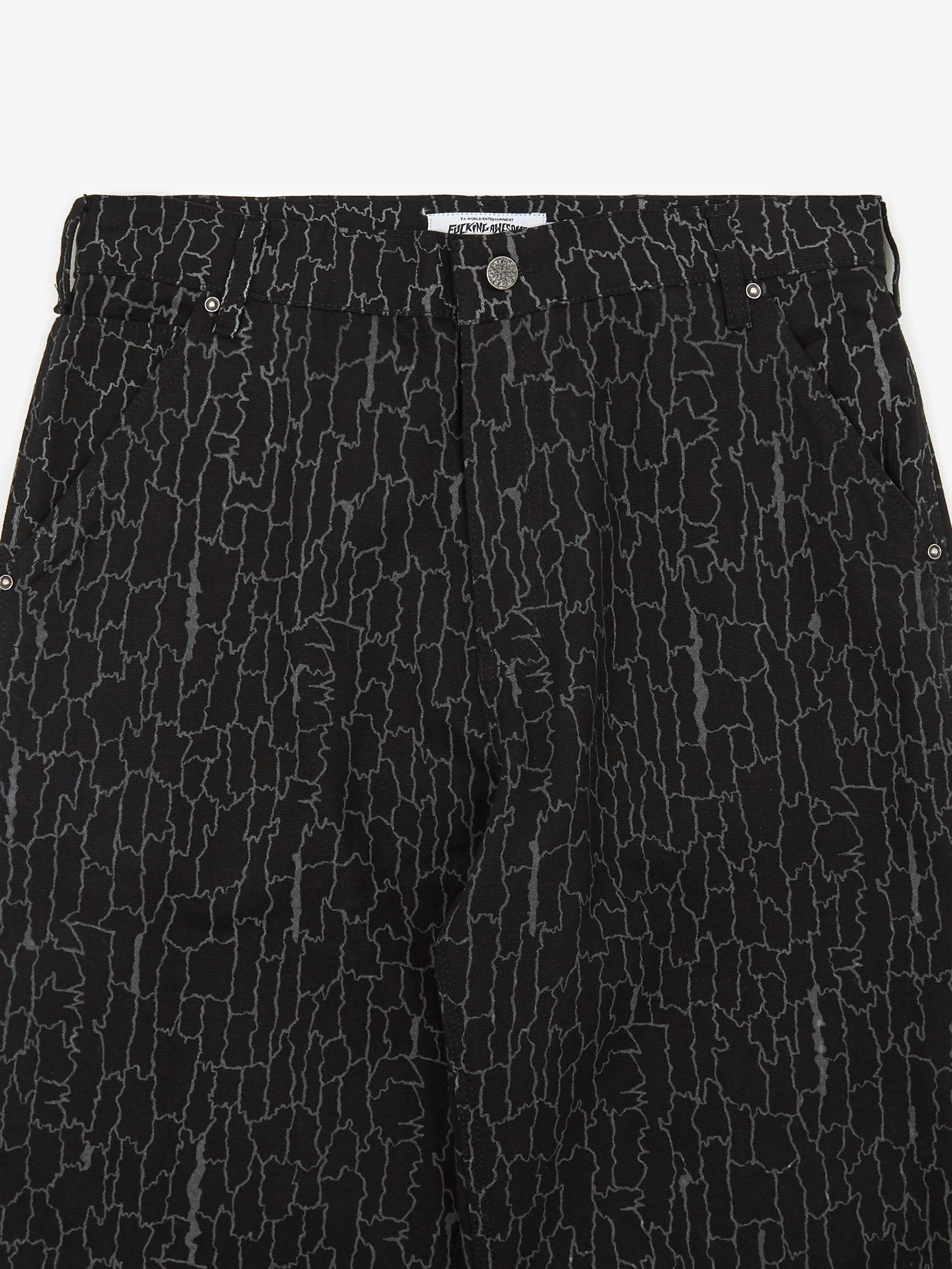 Fucking Awesome Everyday Camo Carpenter Pant - Black Reflective - Image 3
