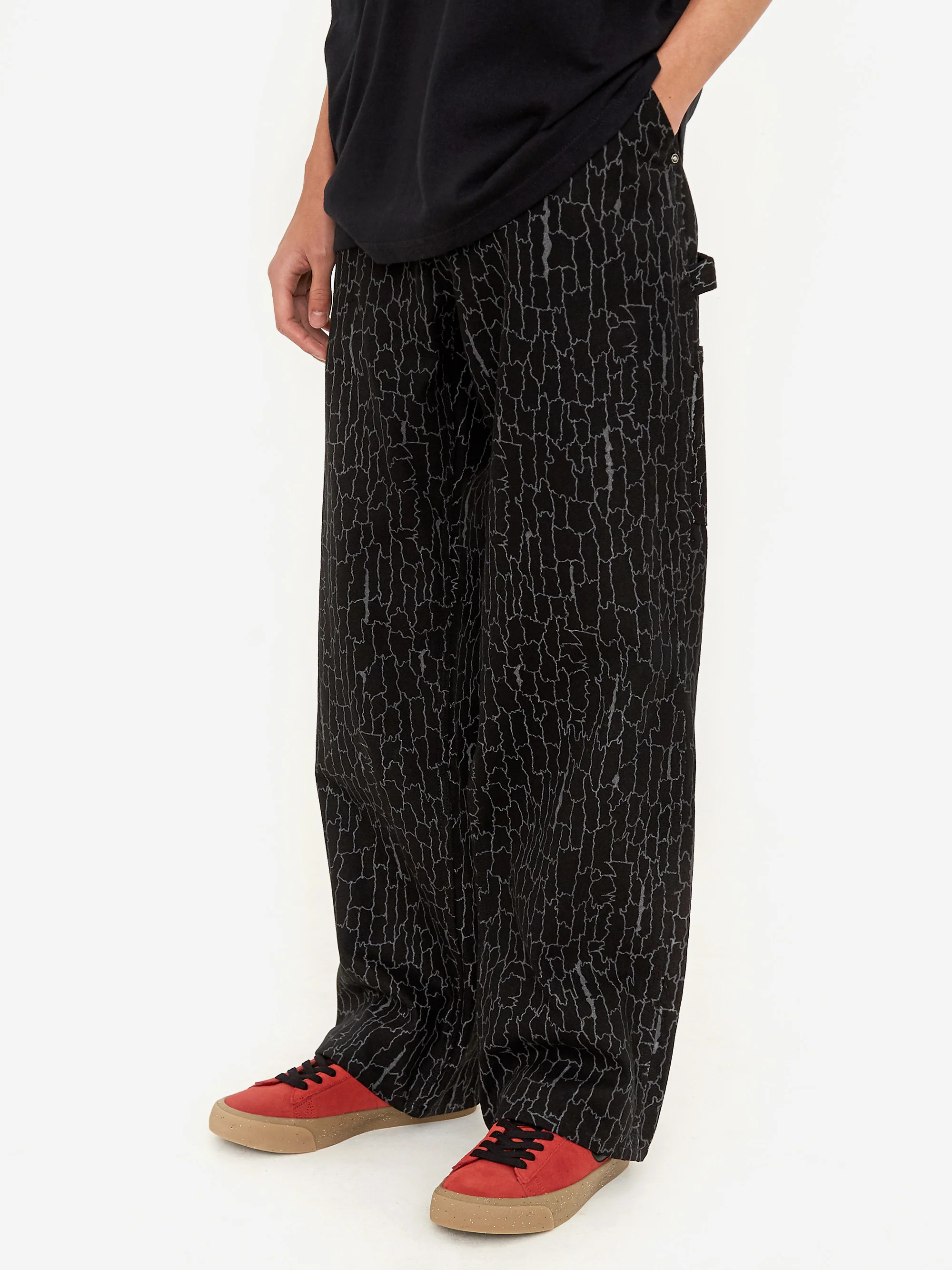 Fucking Awesome Everyday Camo Carpenter Pant - Black Reflective - Image 5