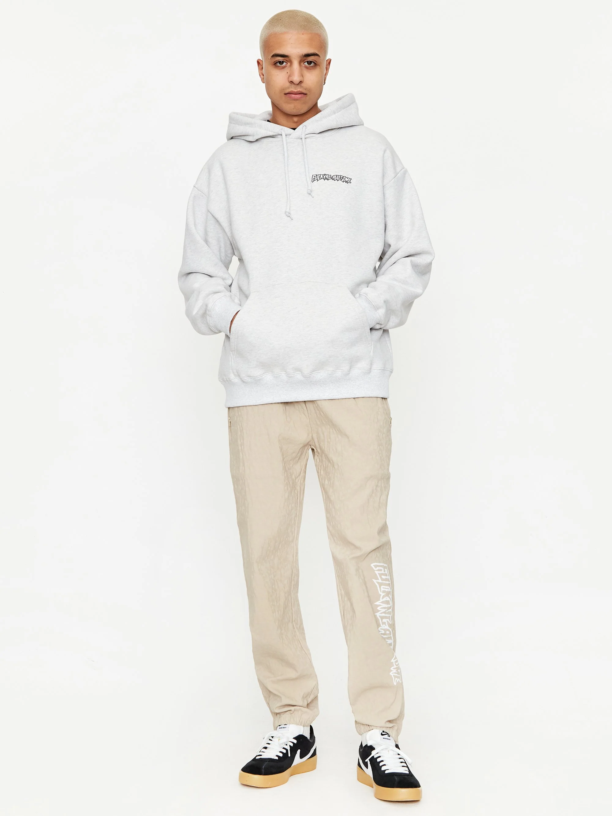 Fucking Awesome Frogman 2 Hoodie - Heather Grey - Image 5