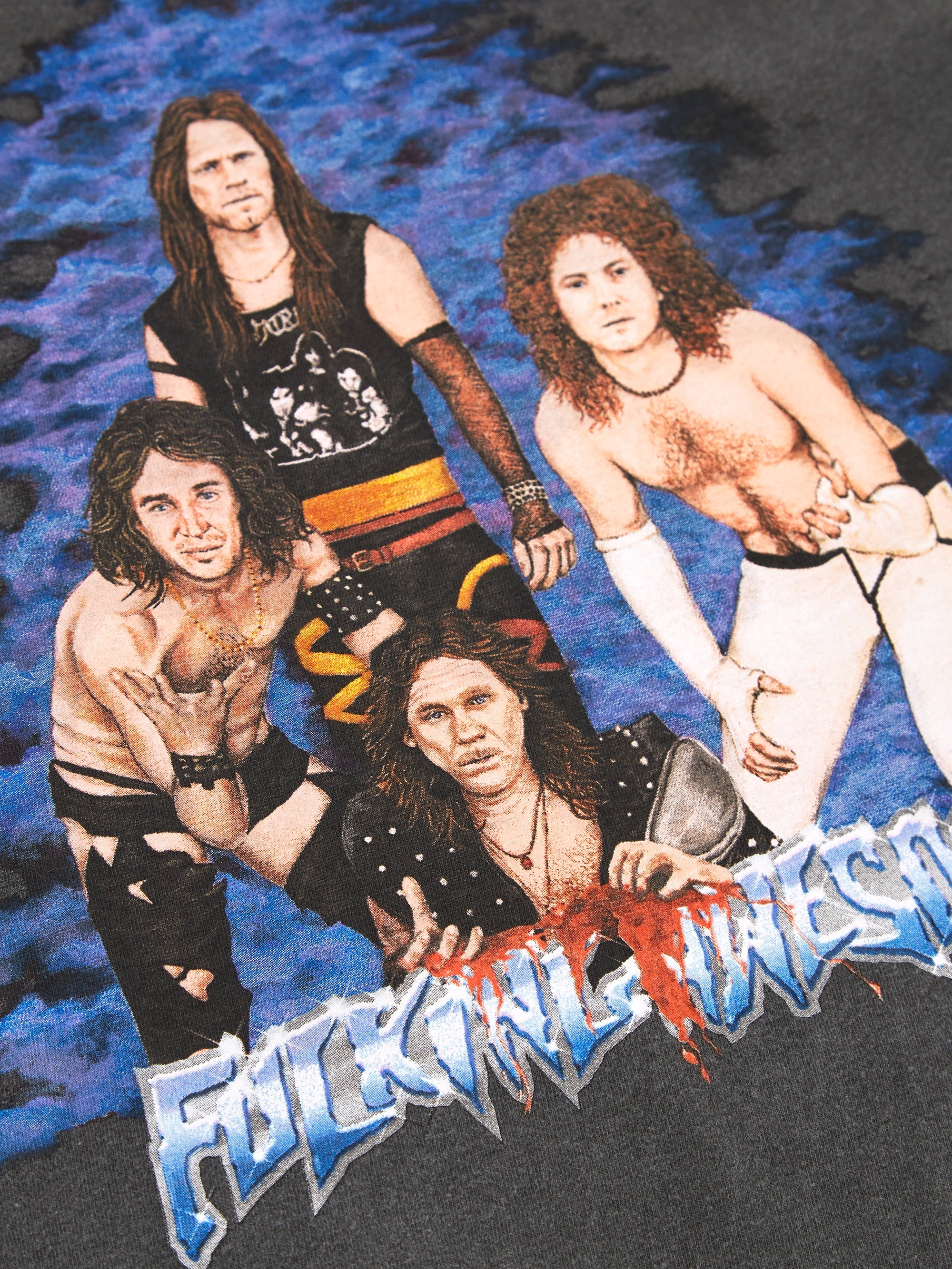 Fucking Awesome Heavy Metal Shortsleeve T-Shirt - Pepper - Image 4