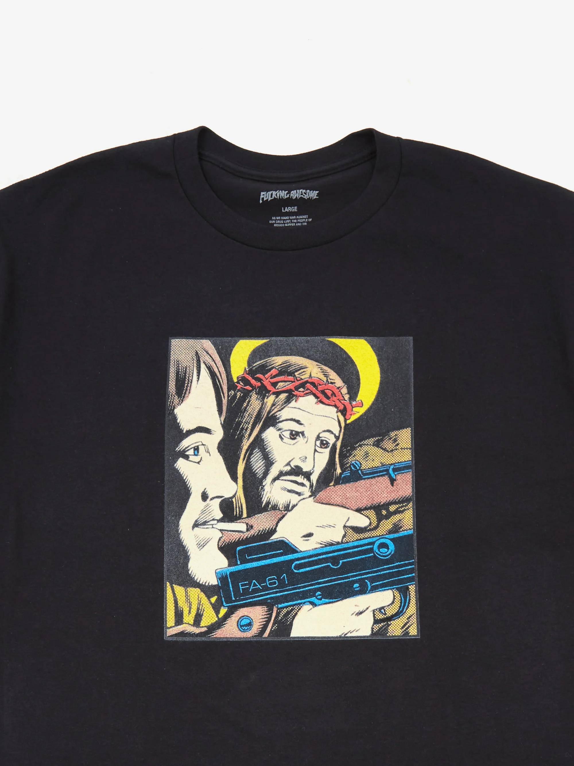 Fucking Awesome Holy War Tee - Black - Image 2