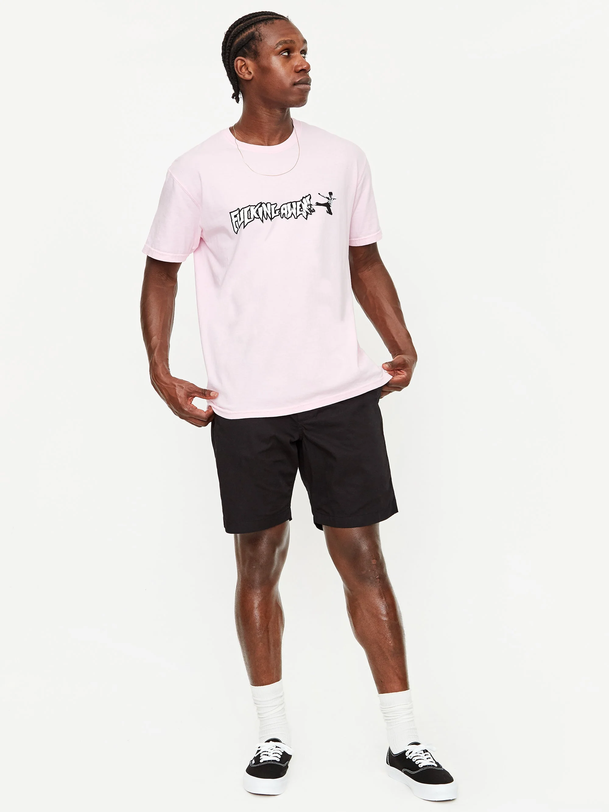 Fucking Awesome Karate Shortsleeve T-Shirt - Light Pink - Image 6