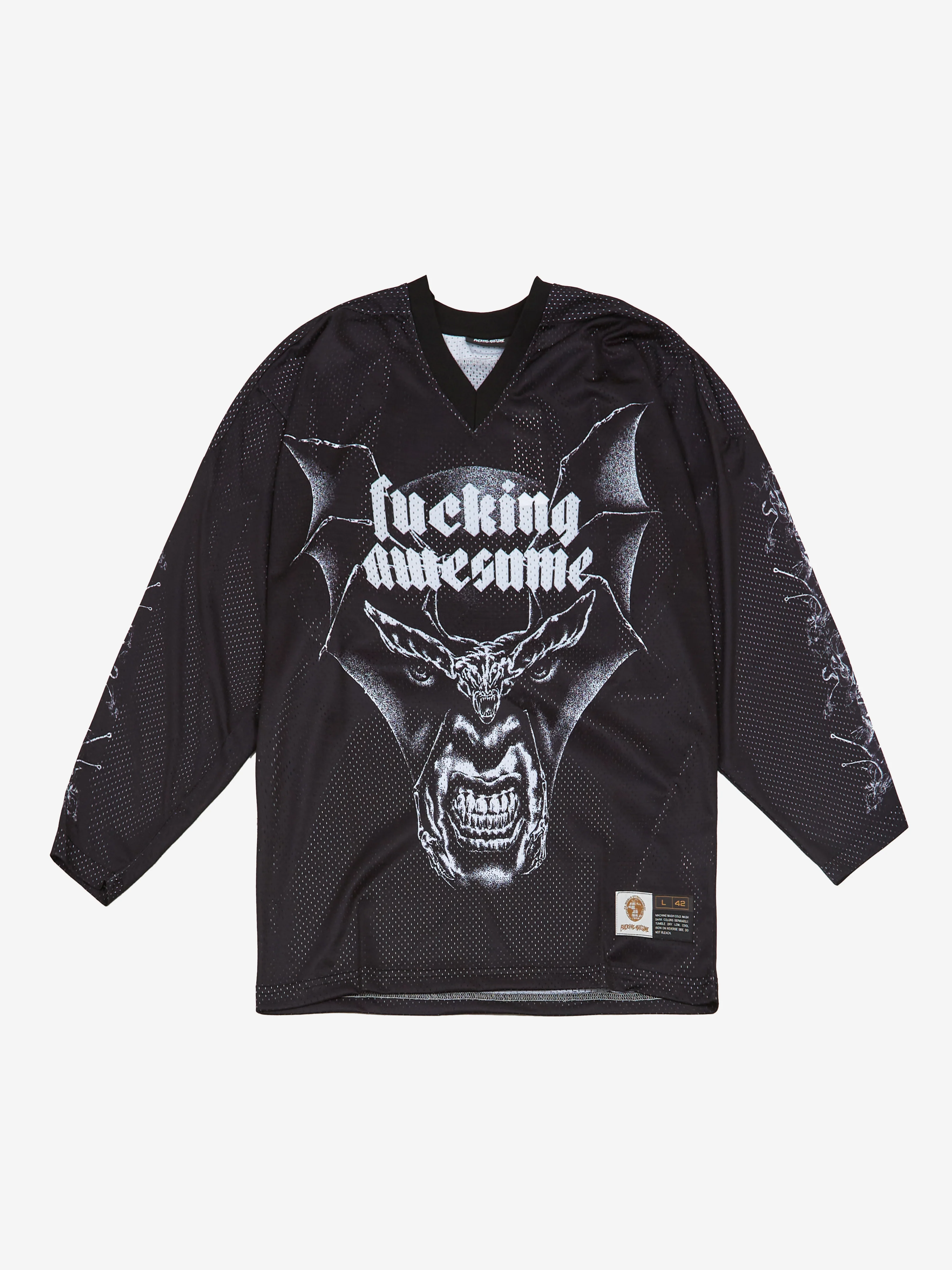 Fucking Awesome Nightmare Hockey Jersey - Black