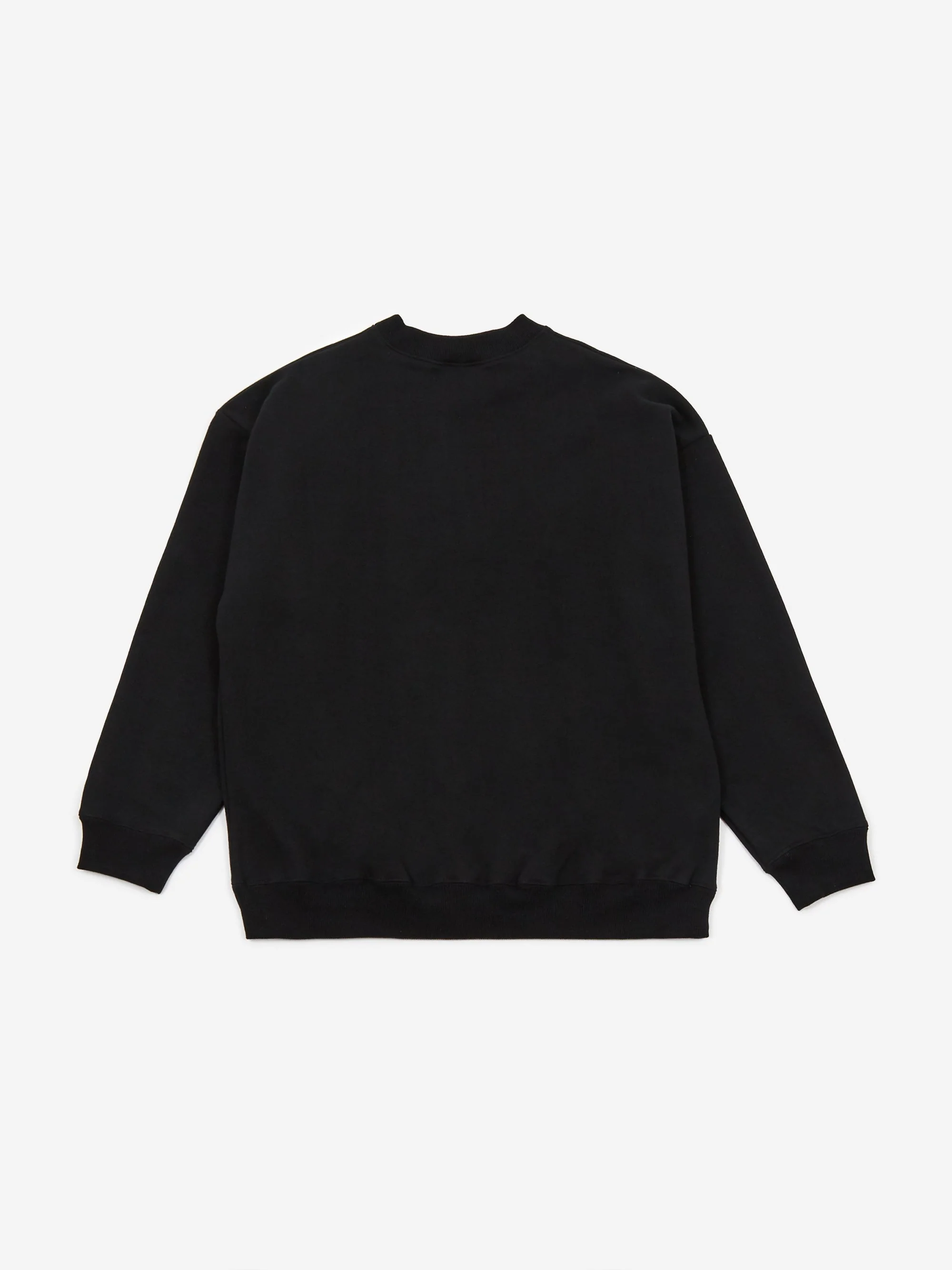 Fucking Awesome Outline Logo Crewneck Sweatshirt - Black - Image 4