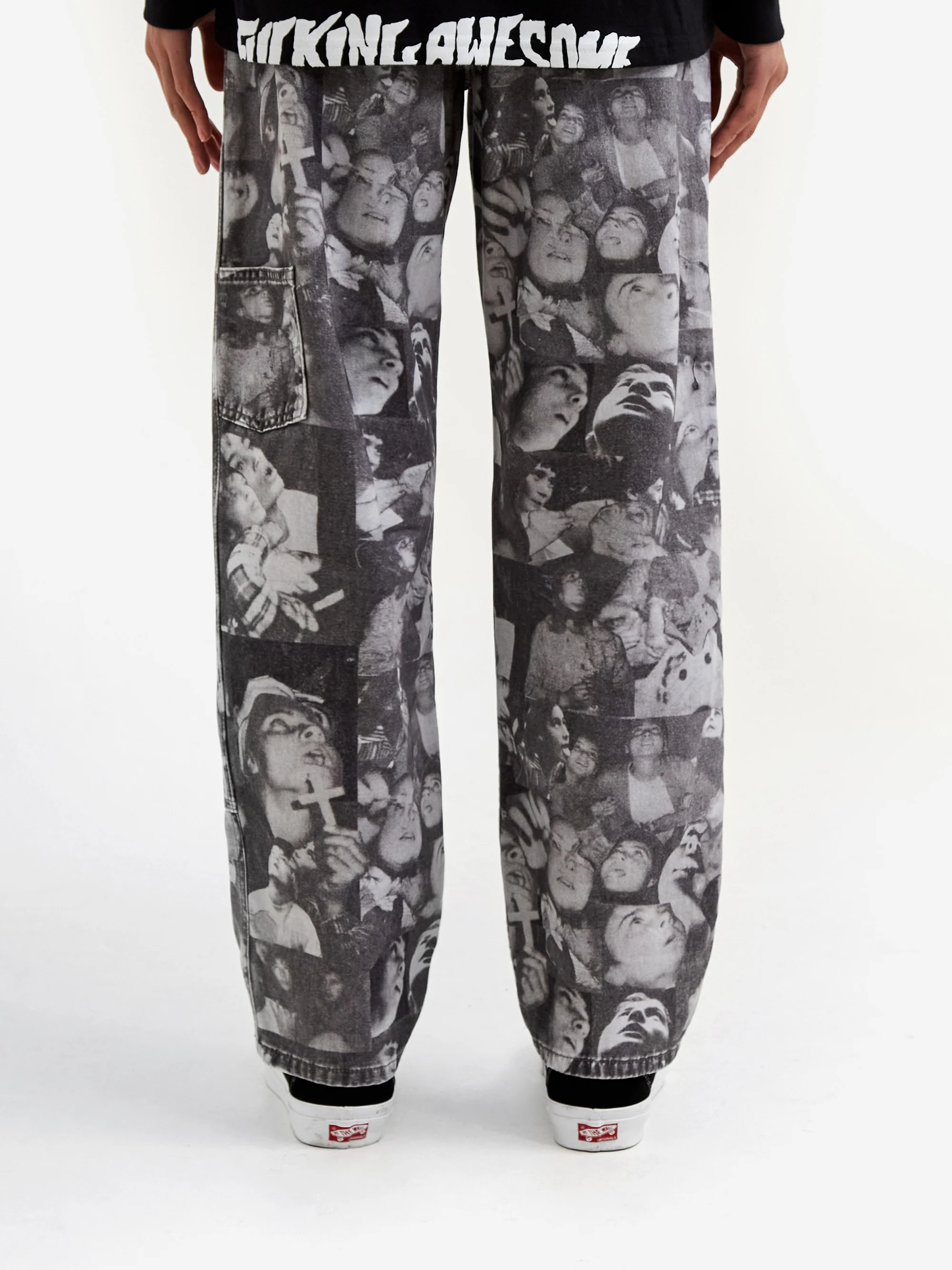 Fucking Awesome Praying Kids Double Knee Pant - Black - Image 9