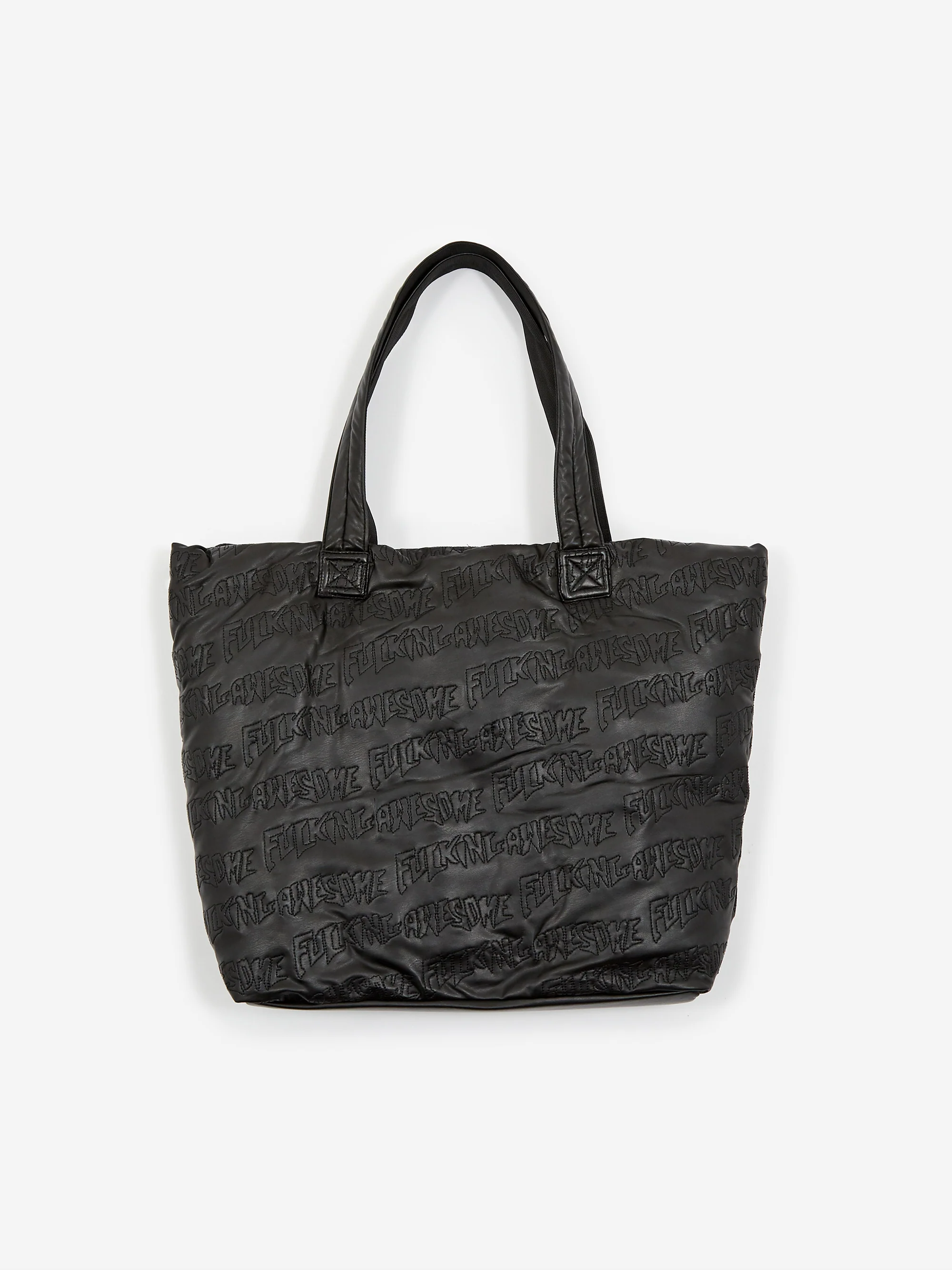 Fucking Awesome Puffer Tote Bag - Black - Image 2